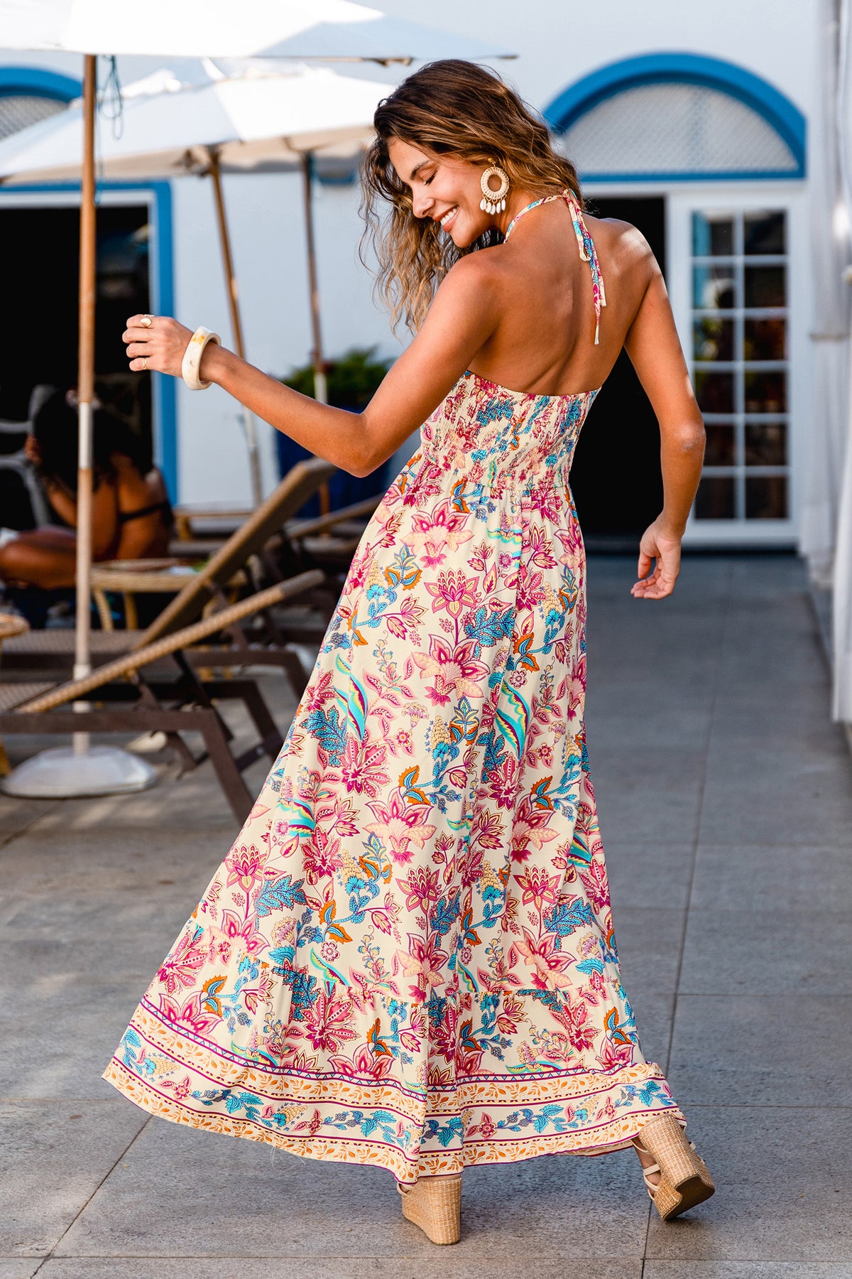 No Bad Days Floral Maxi Dress