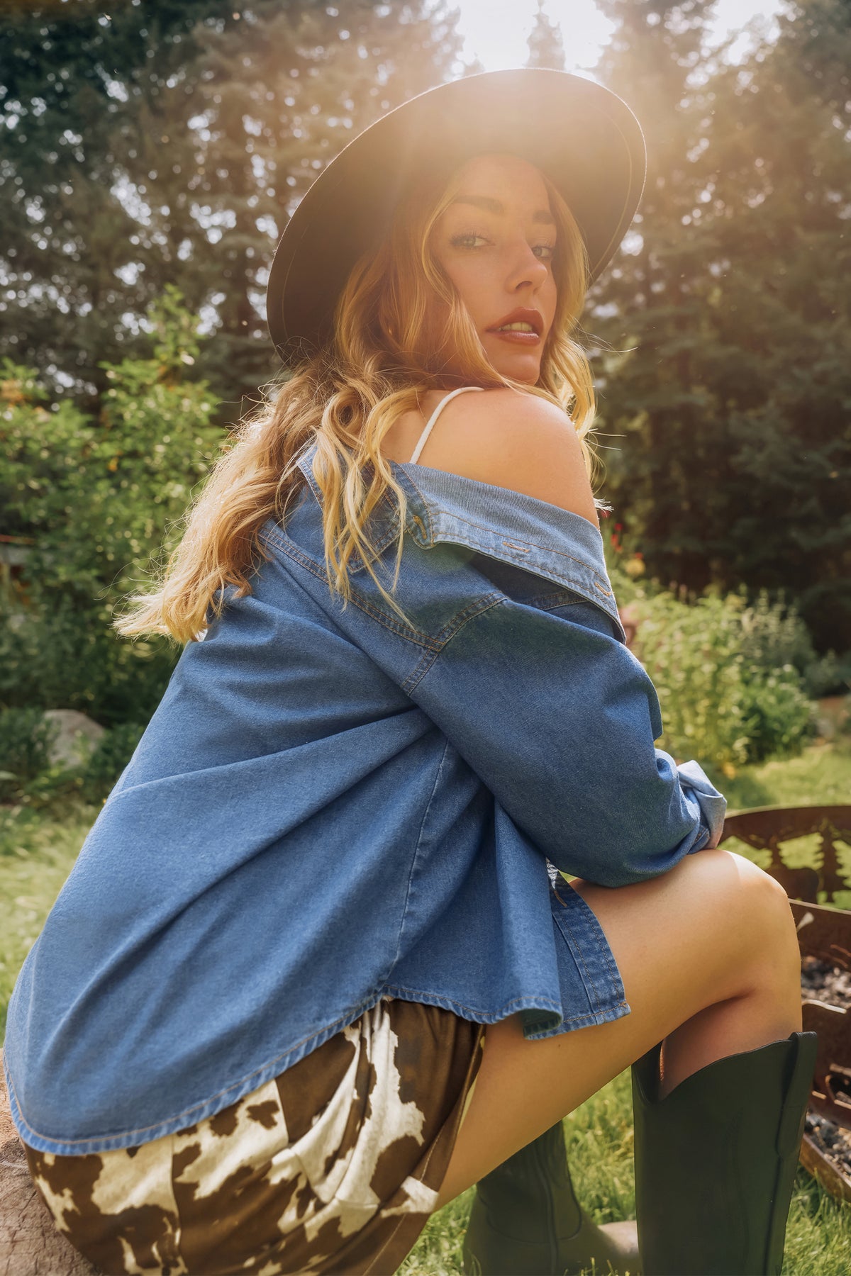 Off Duty Denim Shirt