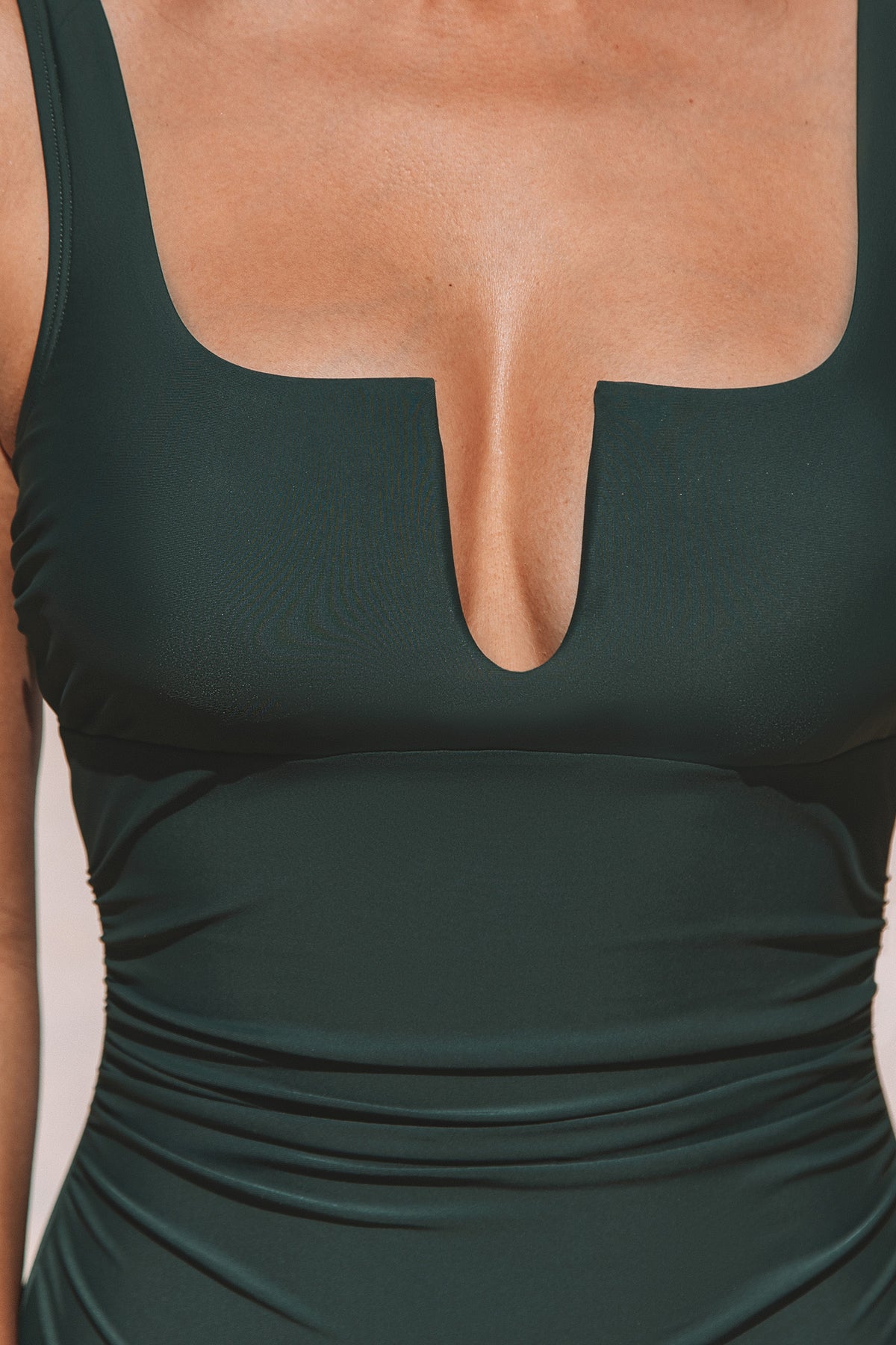 Olive Sands Tummy Control One-Piece Swimsuit