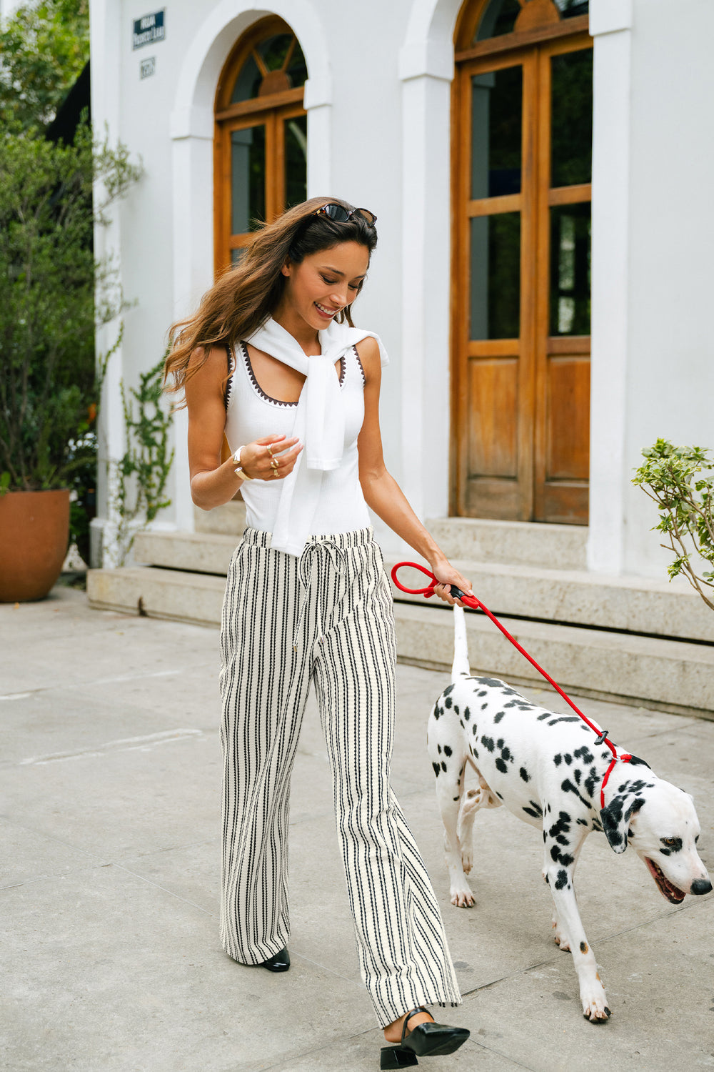 Once in a Blue Moon Striped Pants