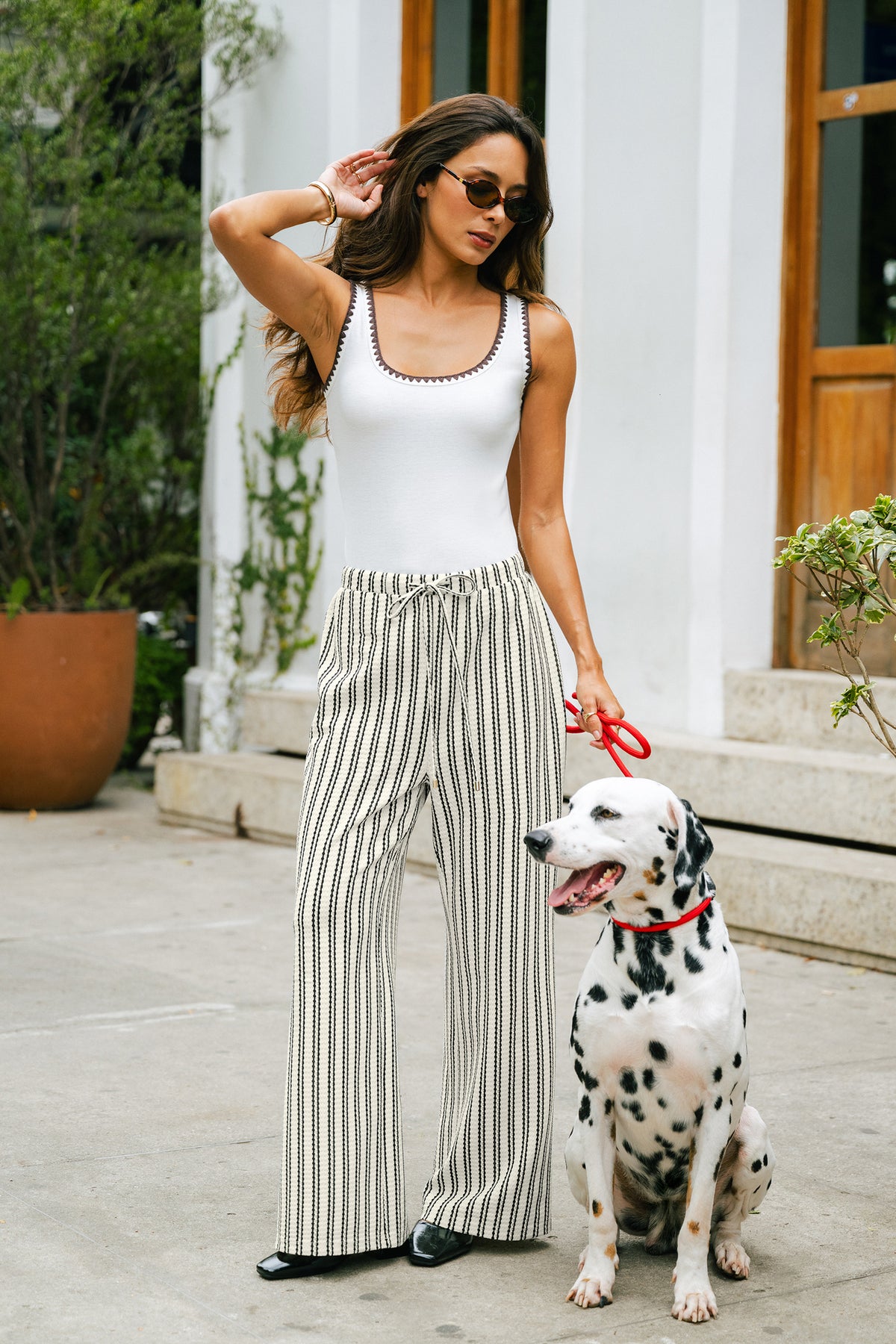 Once in a Blue Moon Striped Pants