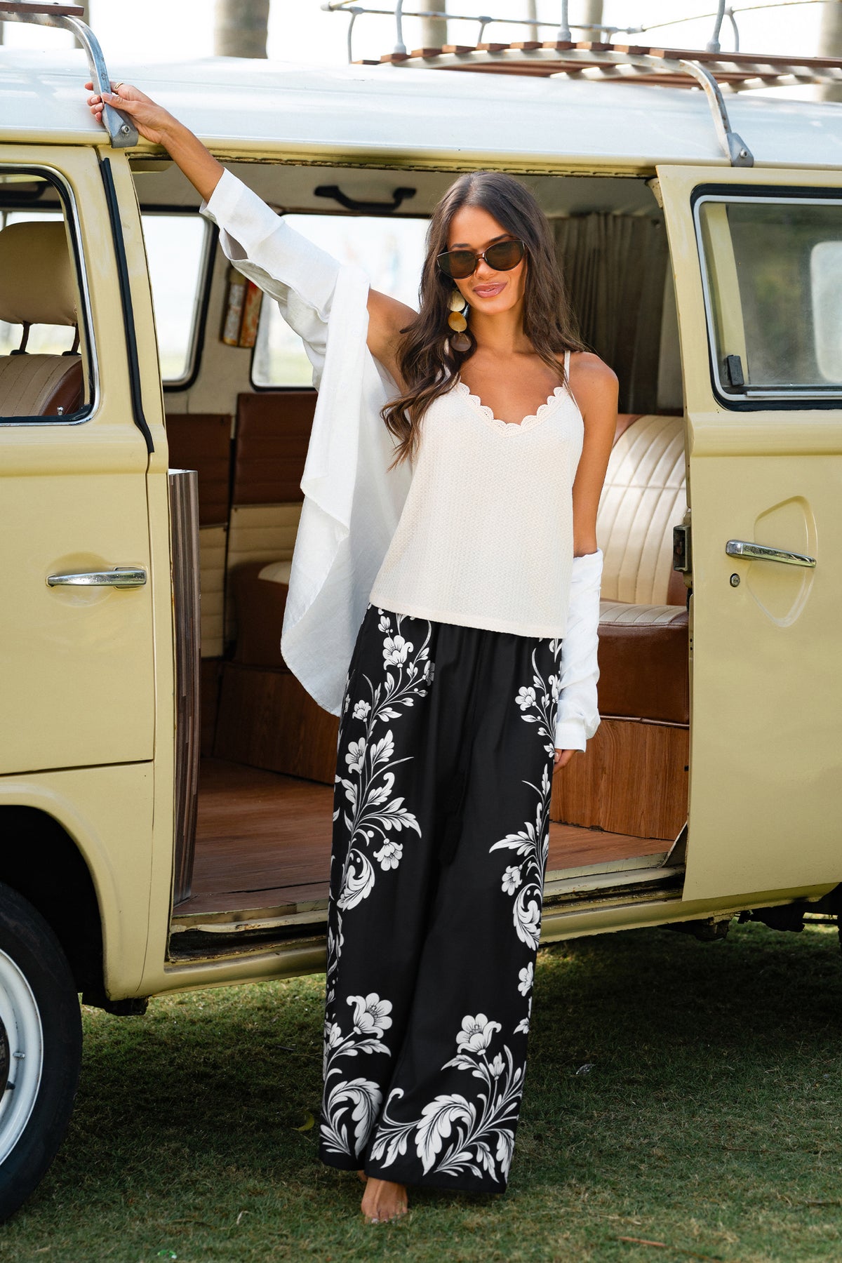 Open Book Floral Pants