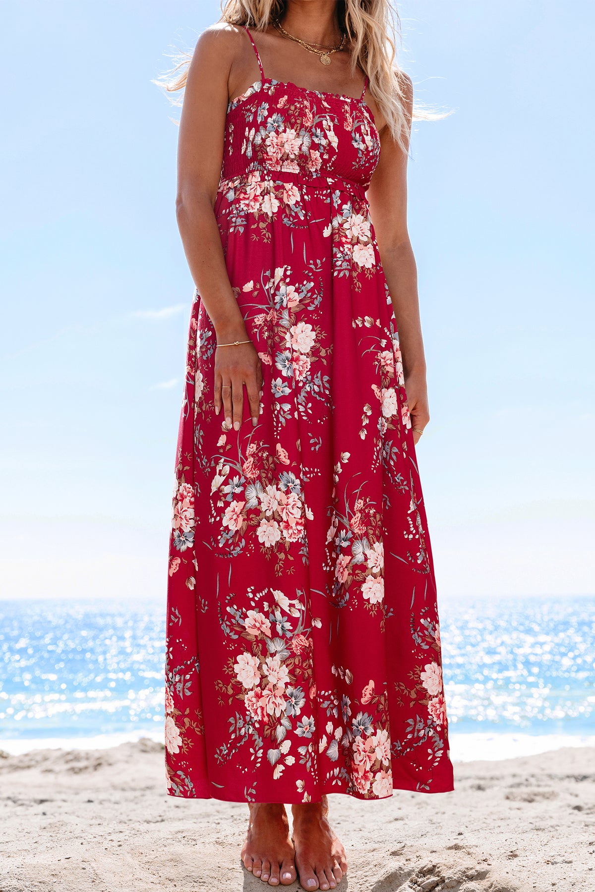 Sunny Trail Floral Maxi Dress