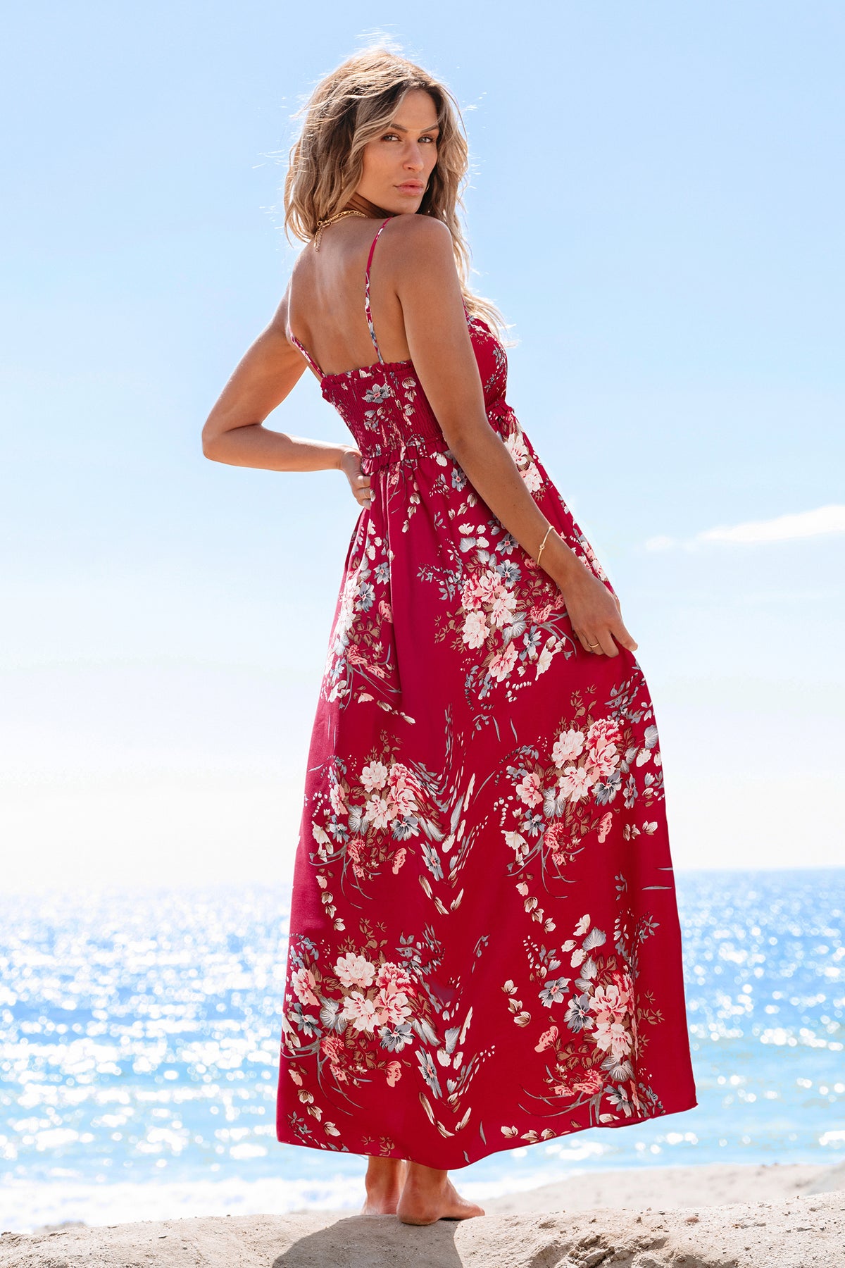 Sunny Trail Floral Maxi Dress