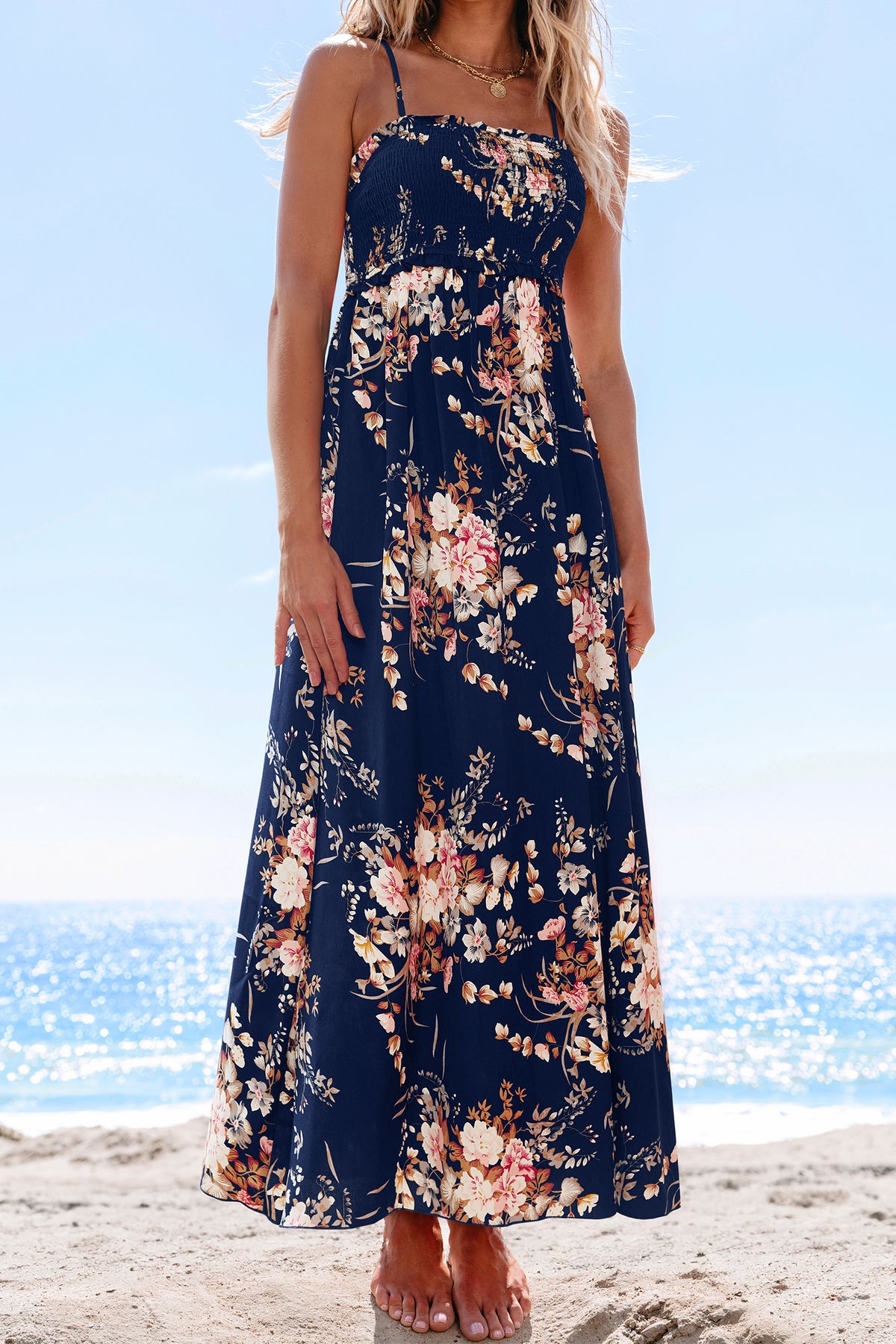 Out and About Floral Maxi Dress