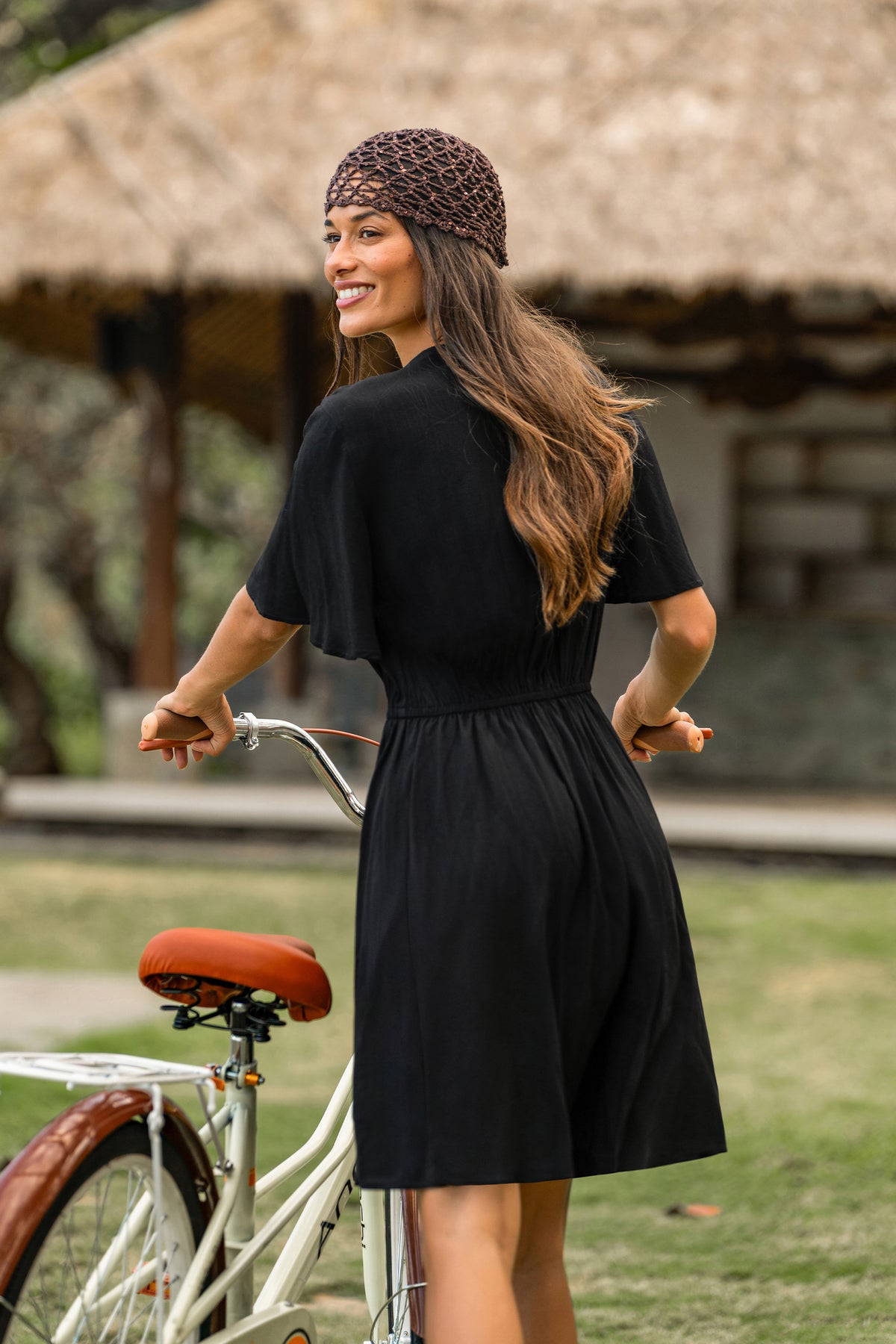 Outbound Black Mini Dress