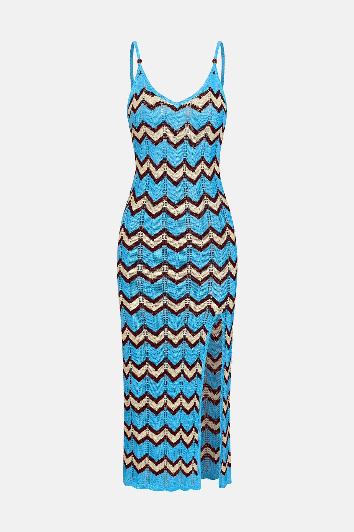 Perfect Weather Striped Cover-Up Midi Dress