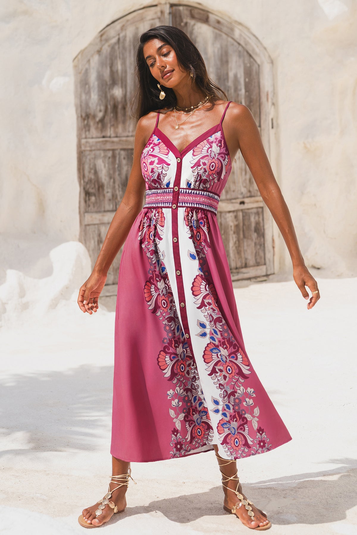 Petal Dream Floral Midi Dress