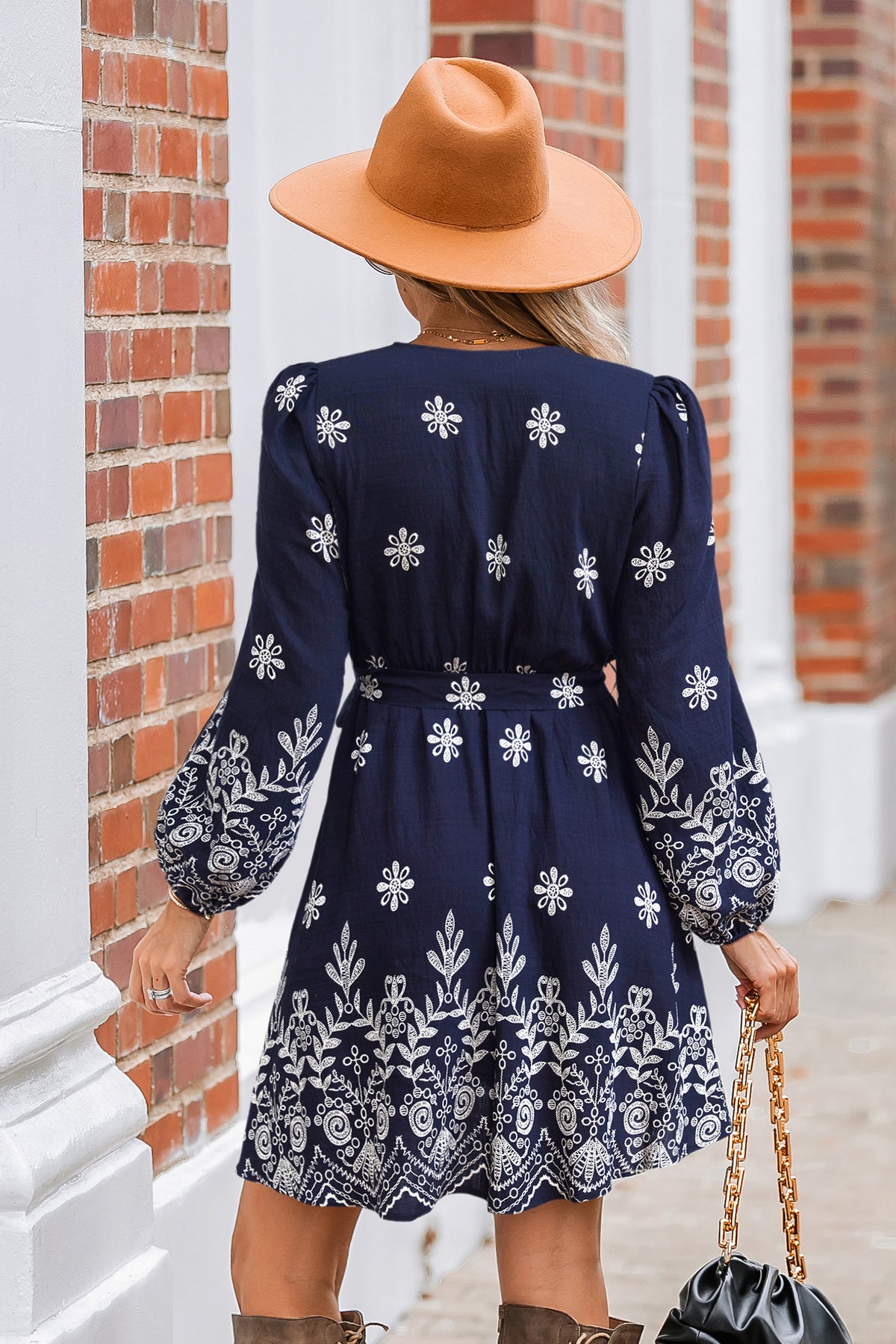 Play Your Cards Floral Mini Dress