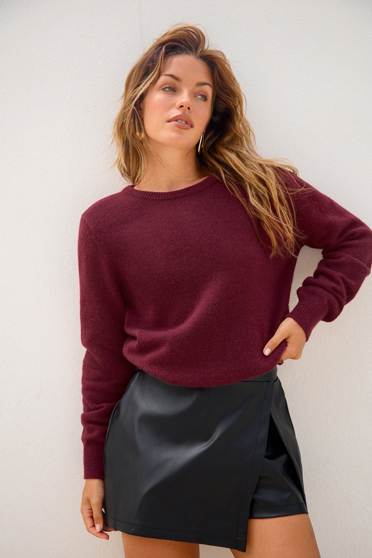 Plot Twist Red Sweater