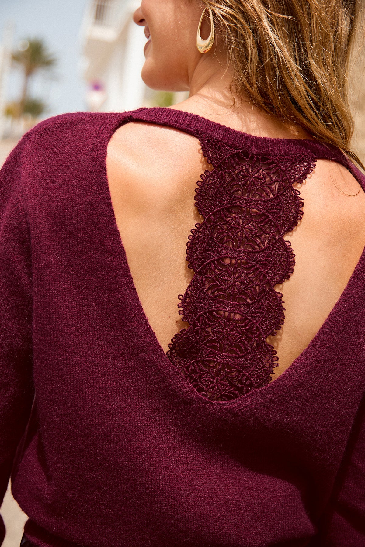 Plot Twist Red Sweater