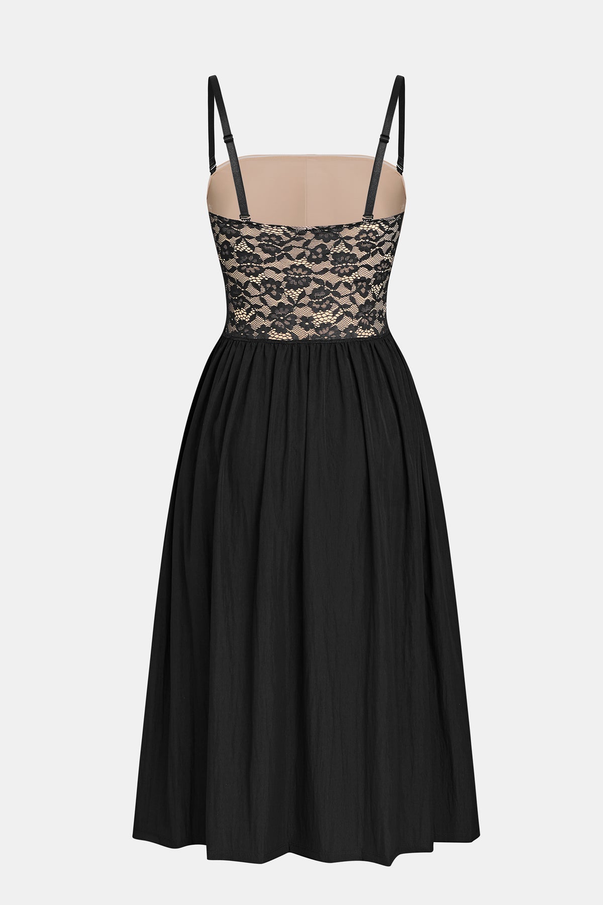 Pure Luck Black Shapewear Midi Dress