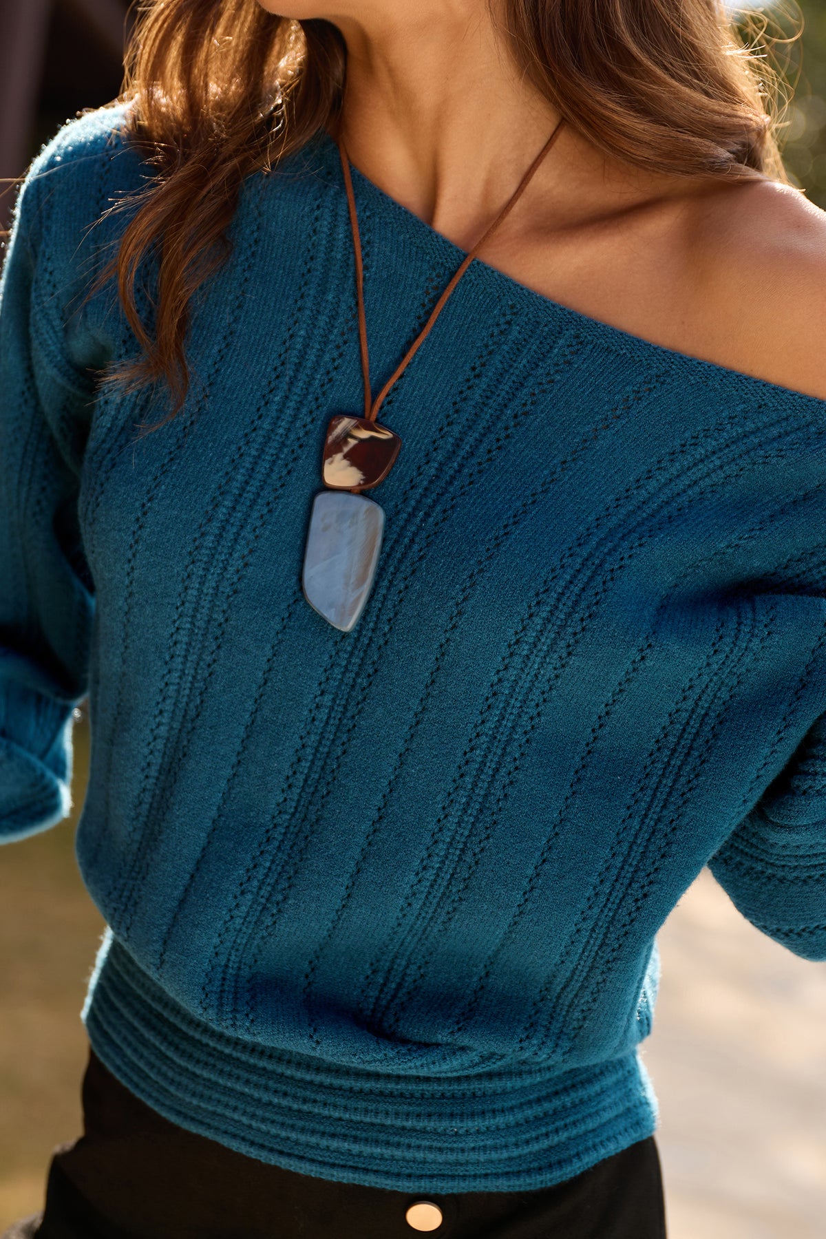 Put Together Blue Sweater