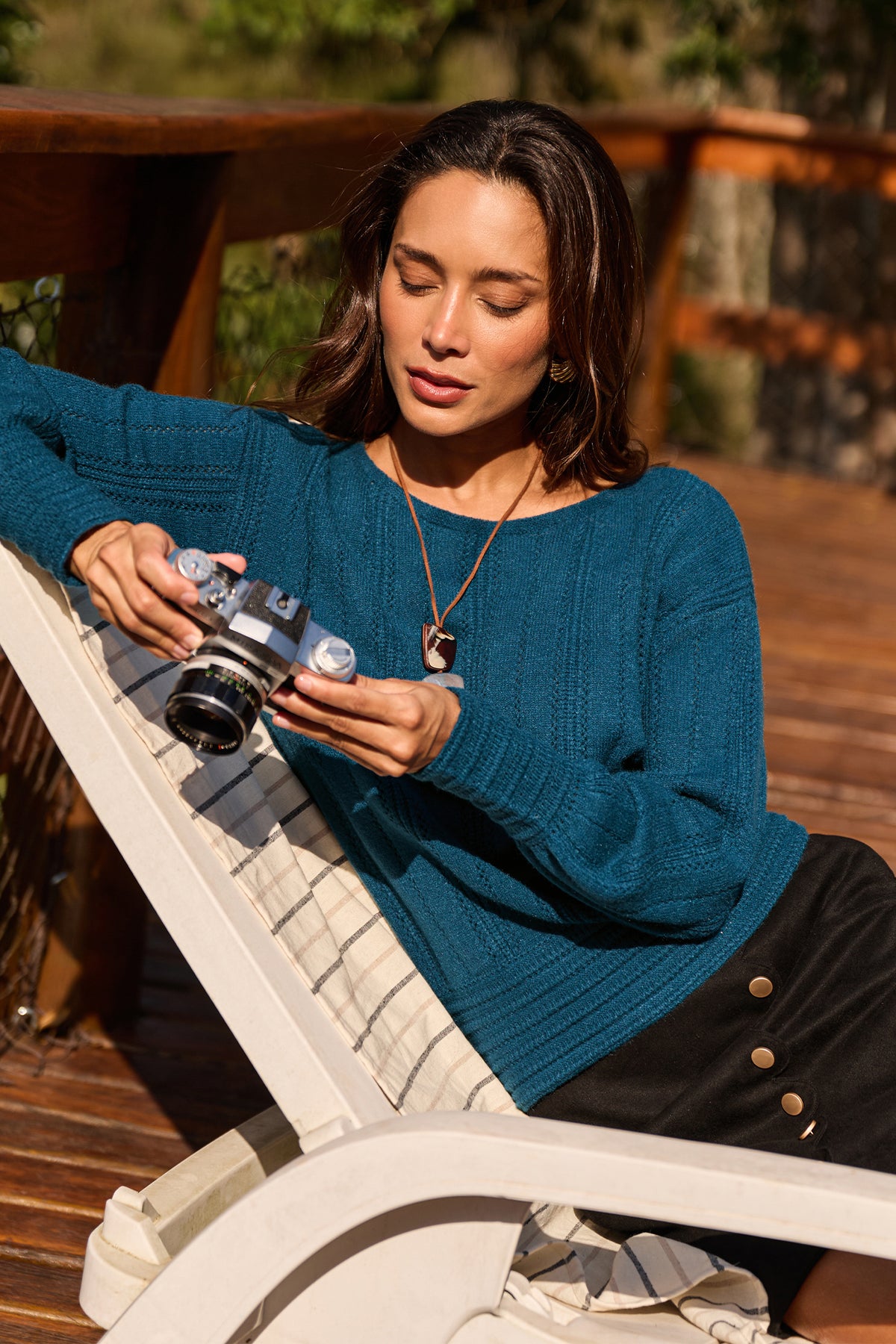 Put Together Blue Sweater