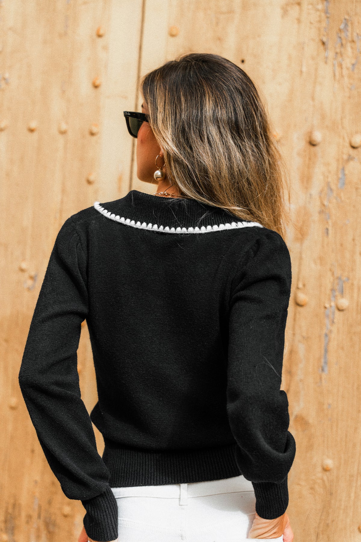 Chic Moment Black Sweater