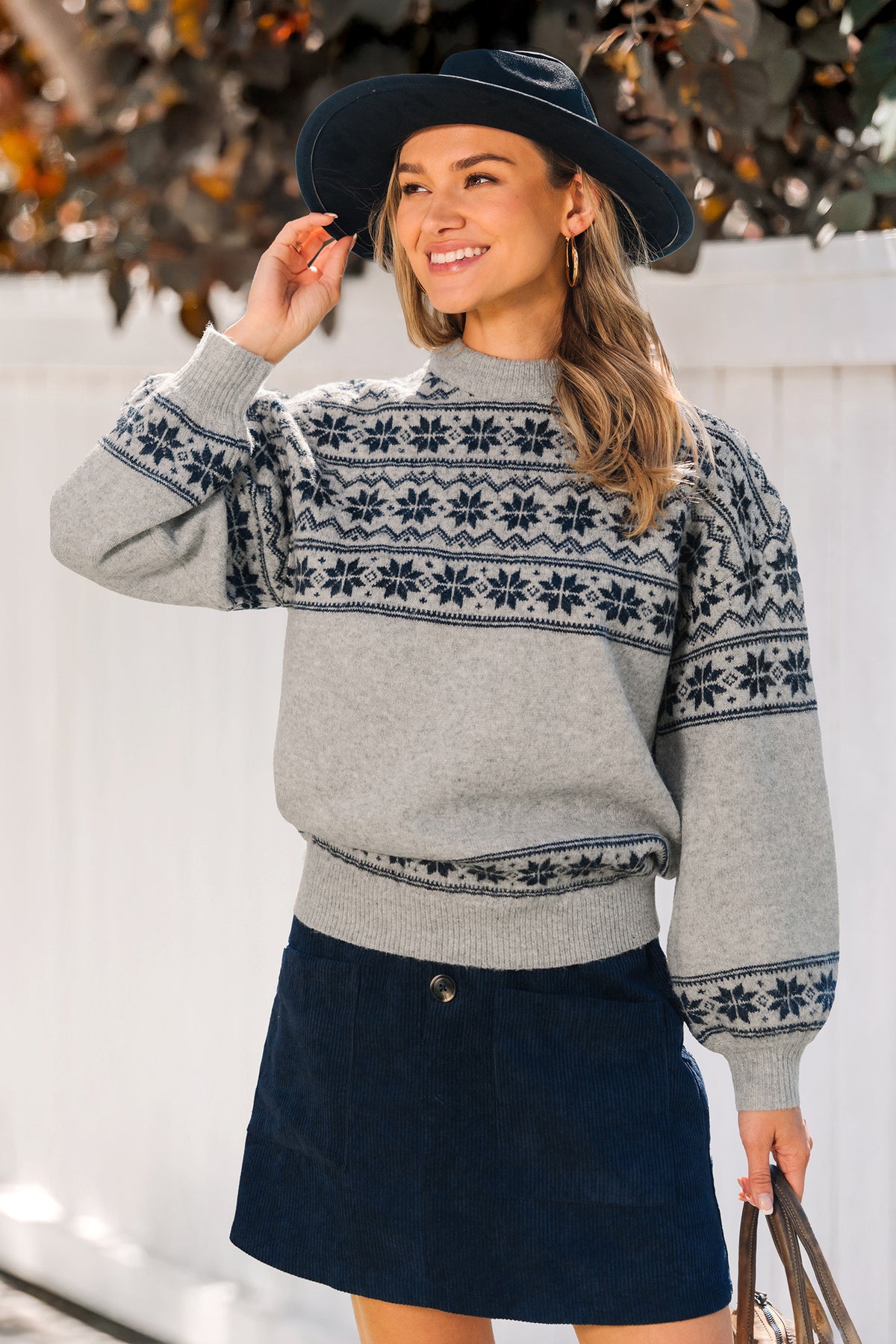 Raining Snowflakes Christmas Sweater