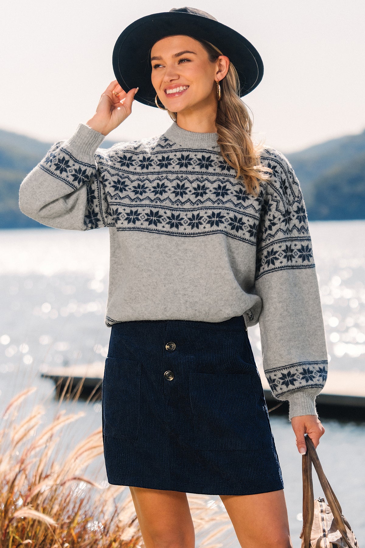 Raining Snowflakes Christmas Sweater