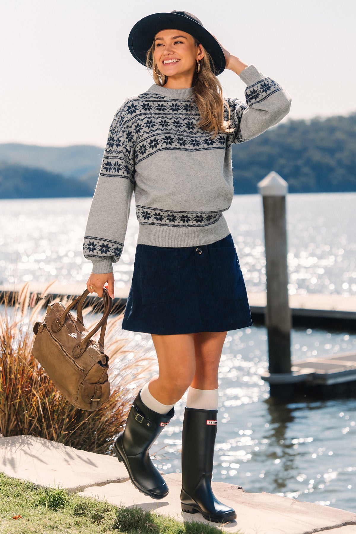 Raining Snowflakes Christmas Sweater