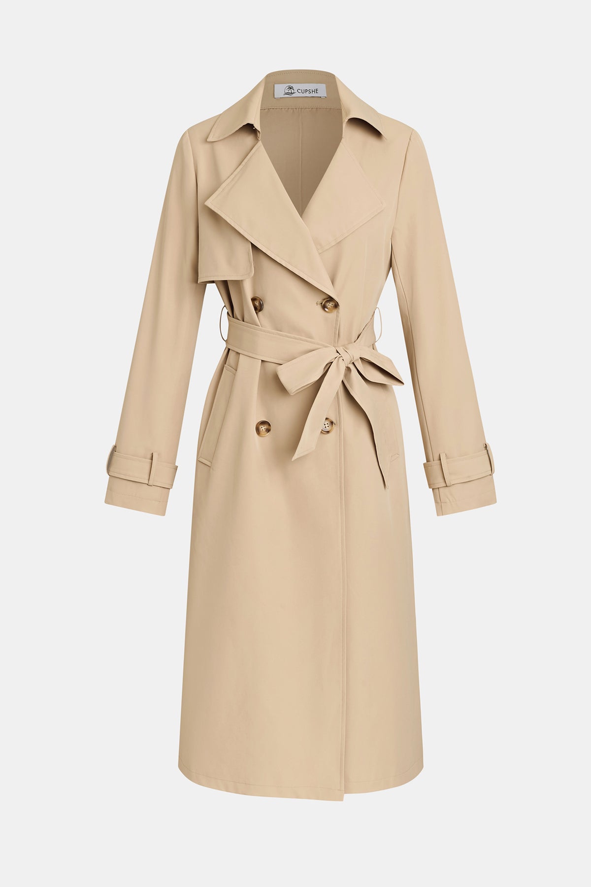 Rainy Day Beige Trench Coat