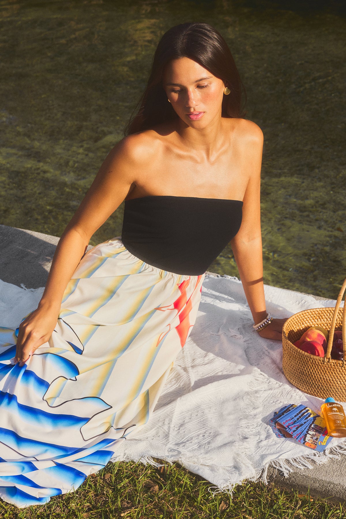 Room With a View Tropical Maxi Dress