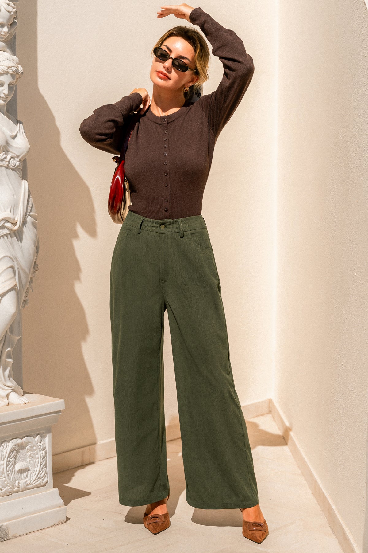Rooted Green Pants
