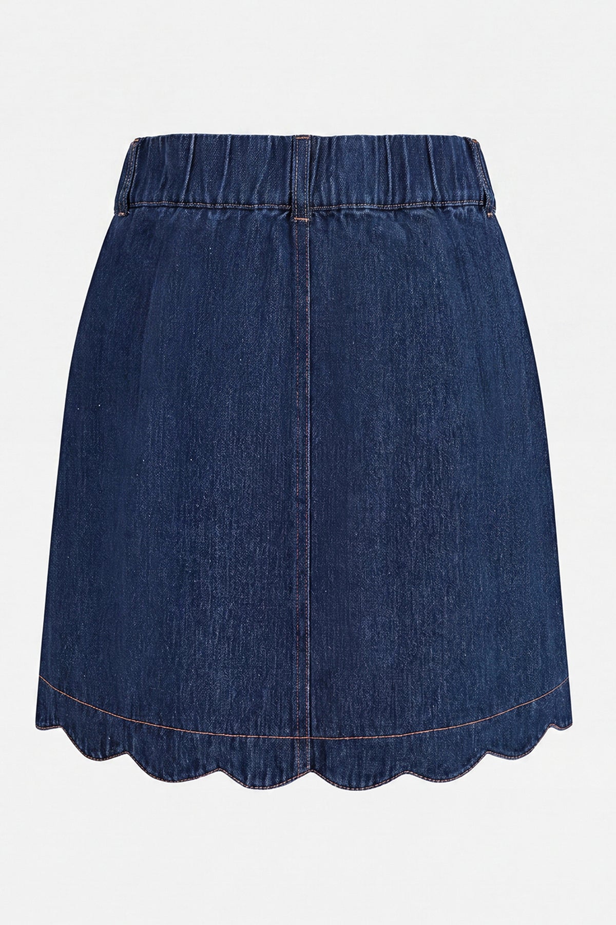 Round & Round Blue Mini Skirt