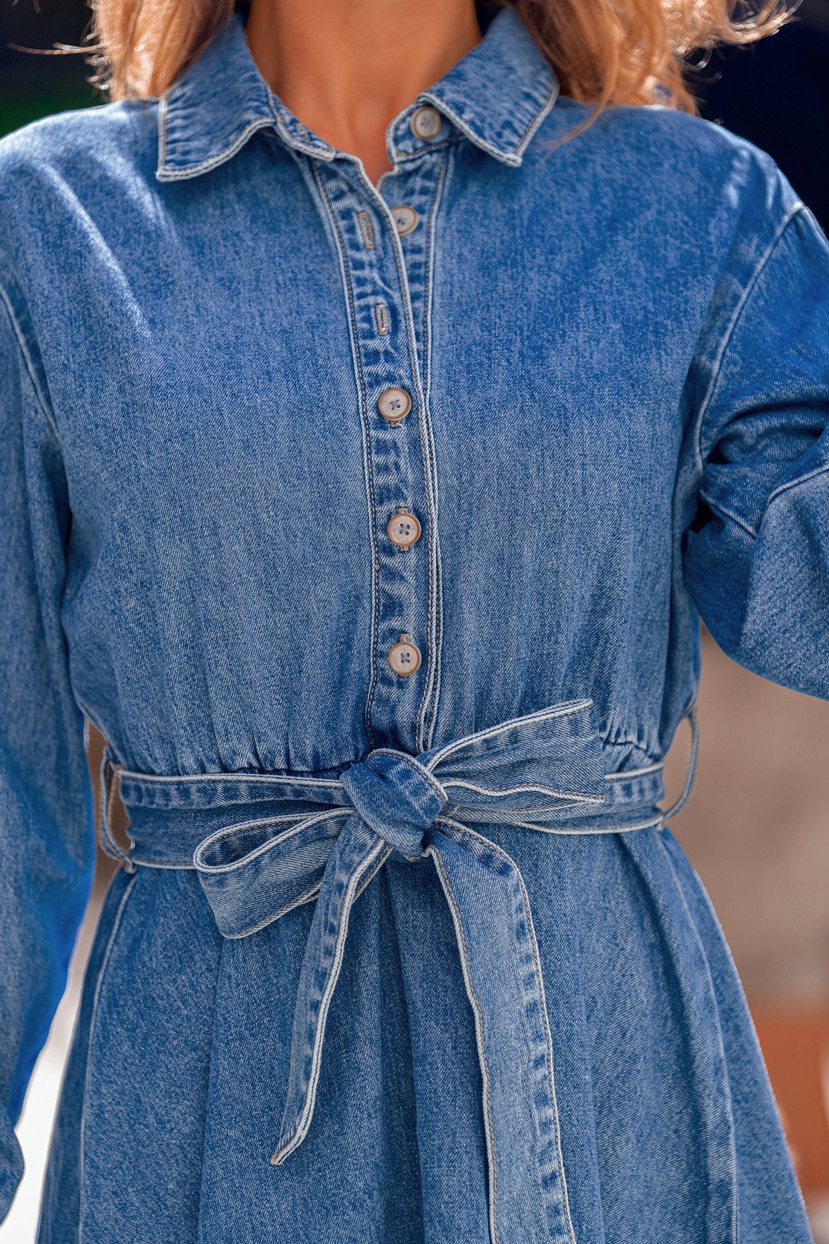 Runway Ready Blue Mini Dress