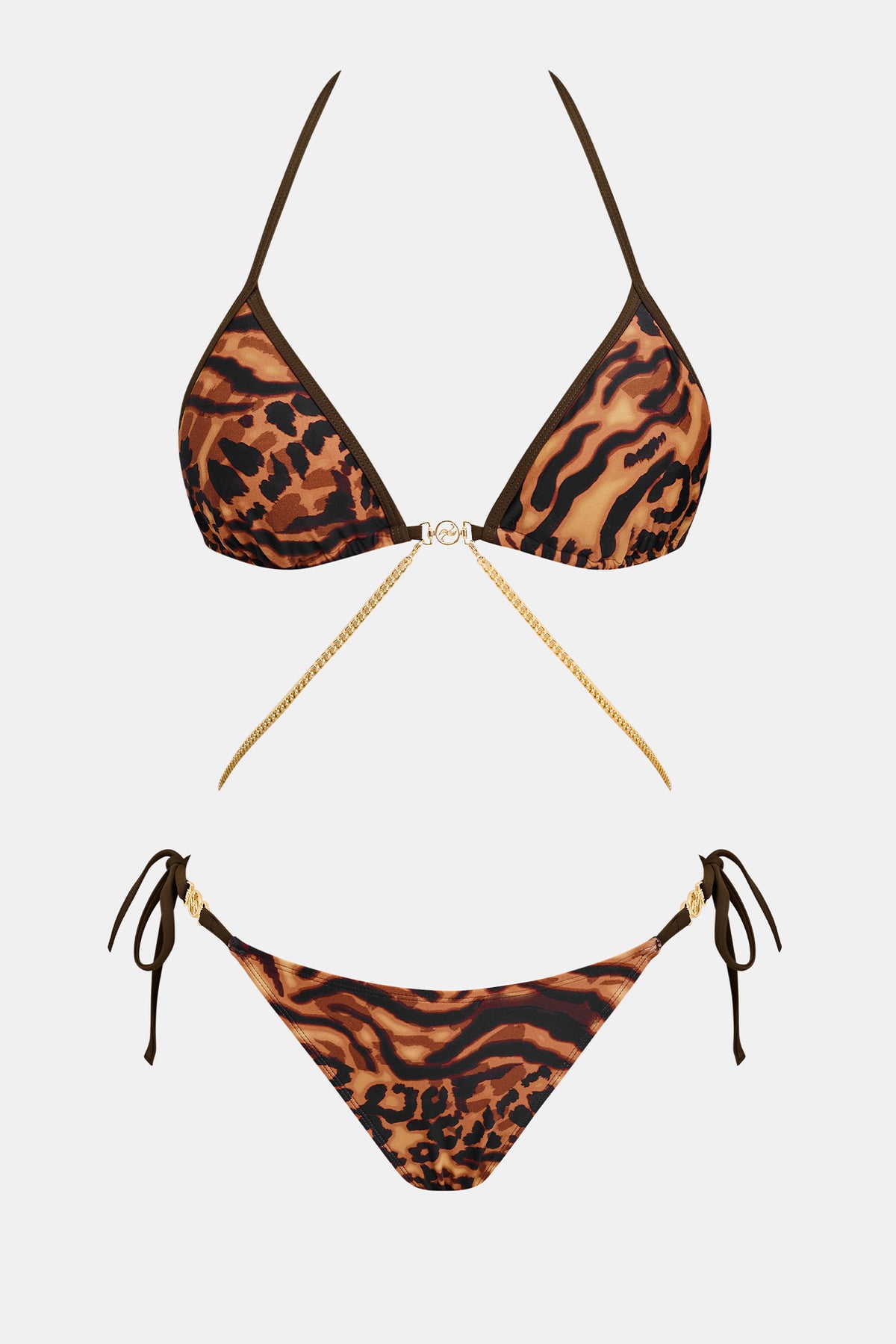Screen Siren Animal Print Bikini Set