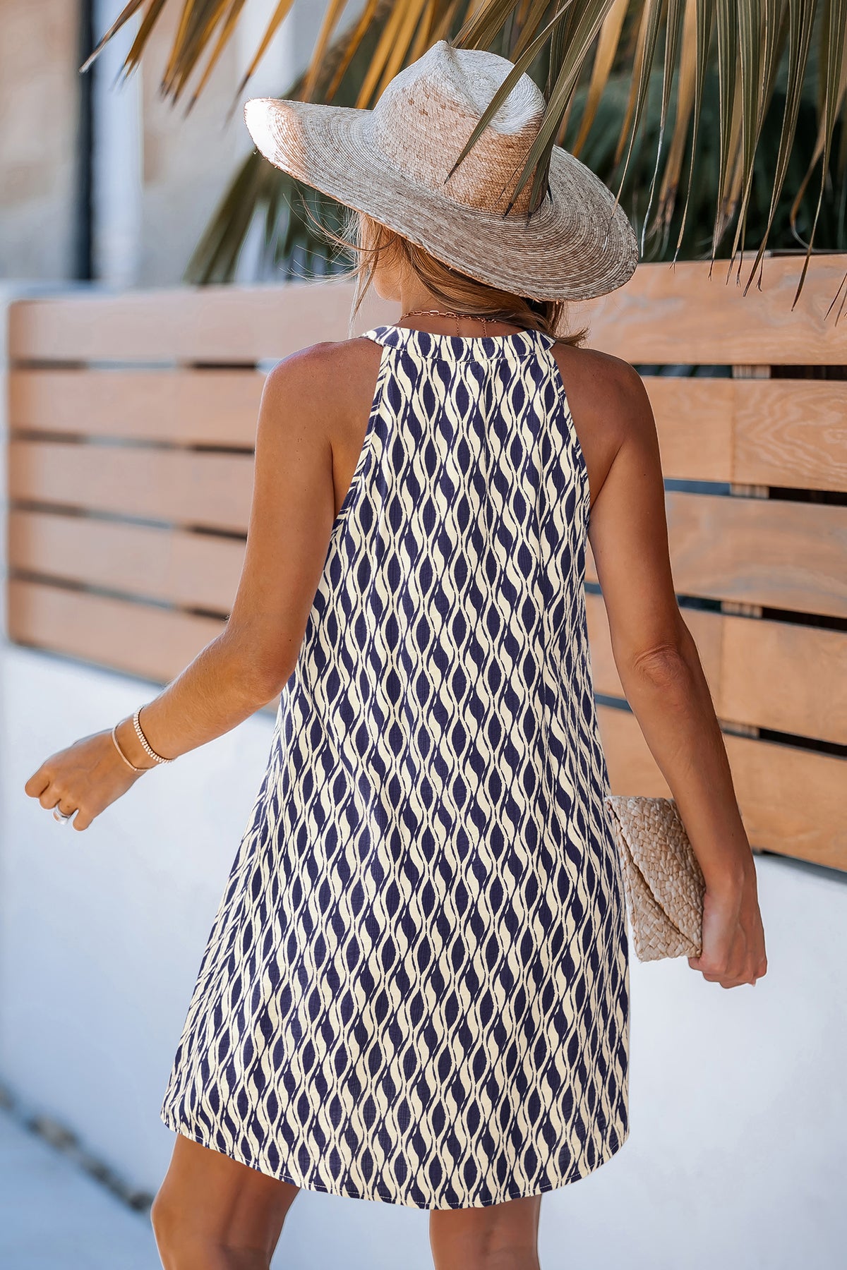 She's All That Abstract Mini Dress