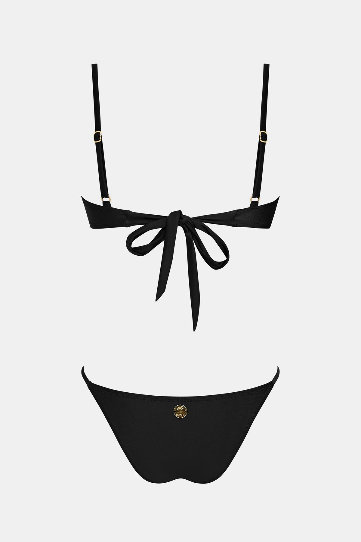 Shining Star Black 3-Piece Bikini Set