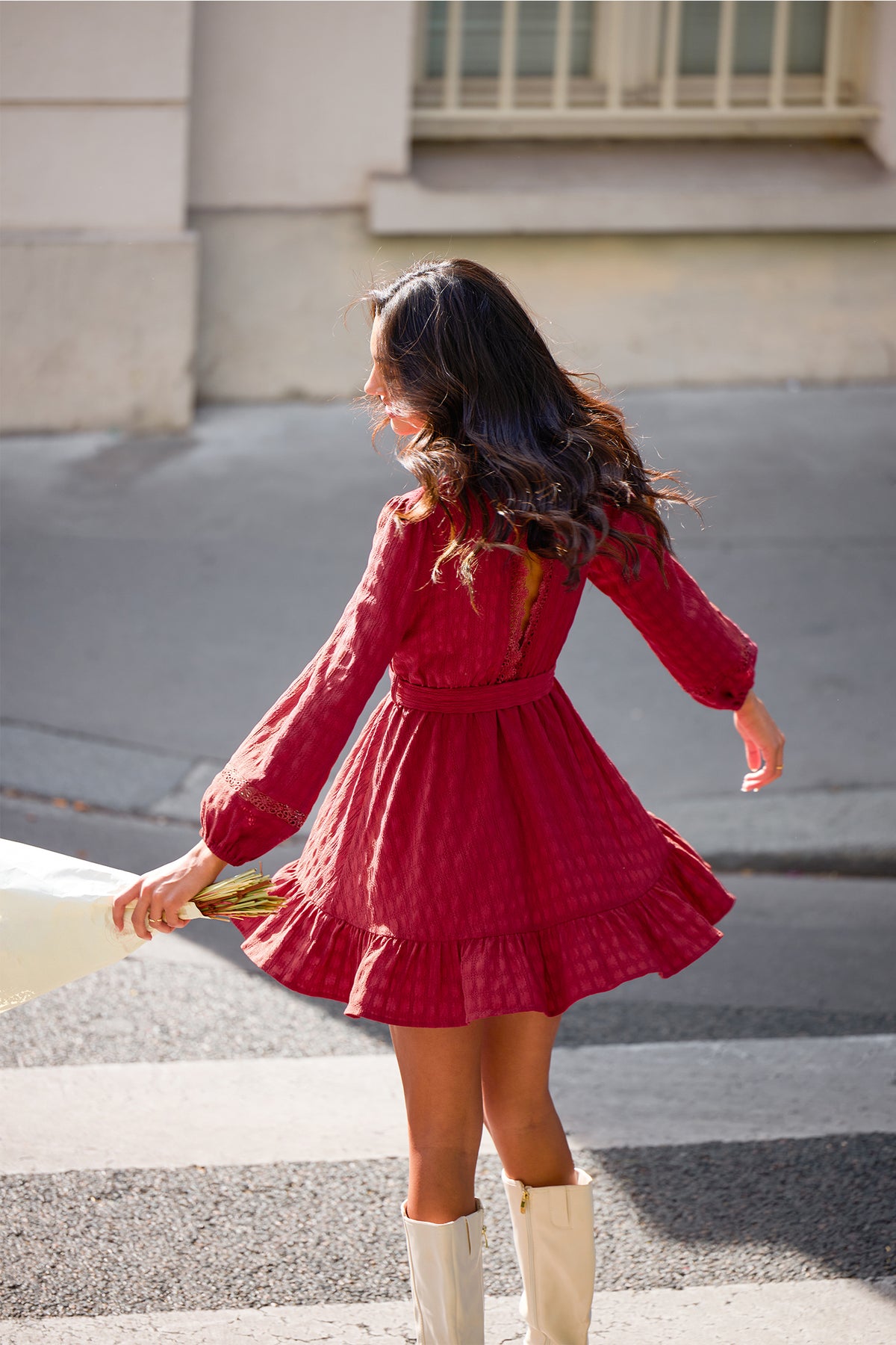 Short Notice Red Mini Dress