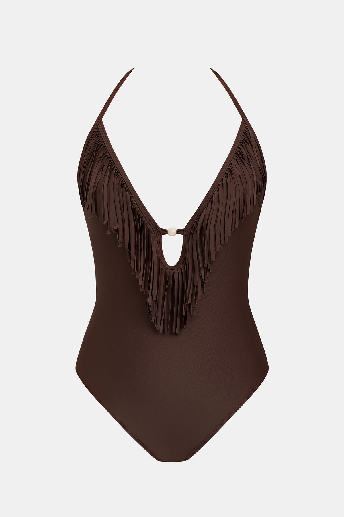 Sienna Brown One-Piece Swimsuit