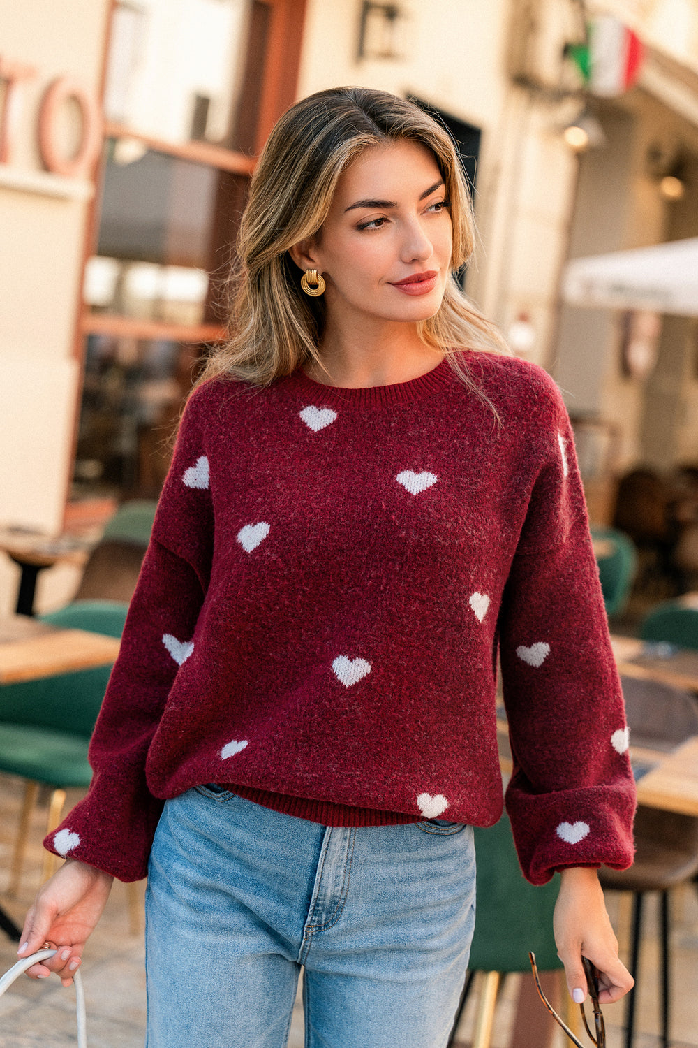 Skip a Beat Heart Sweater