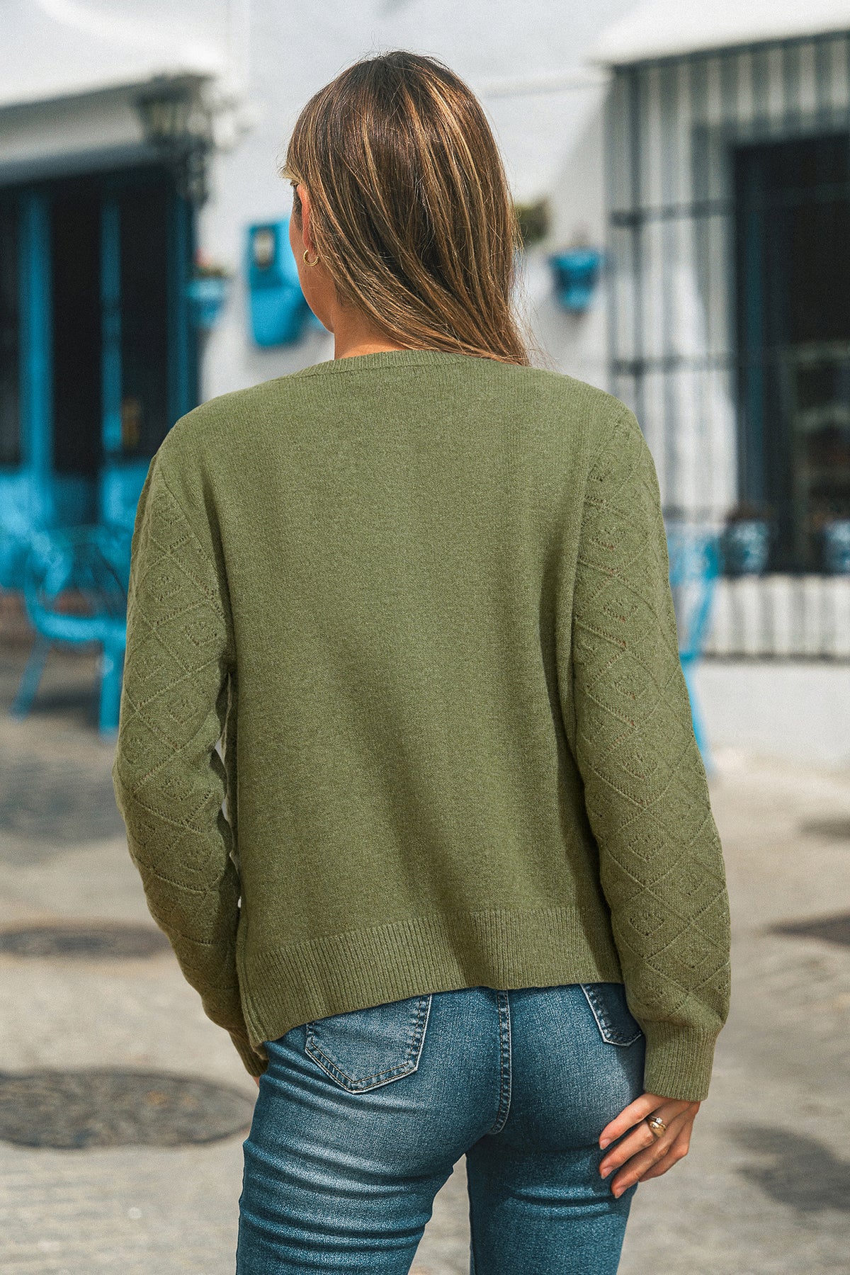 Slow Down Green Cardigan