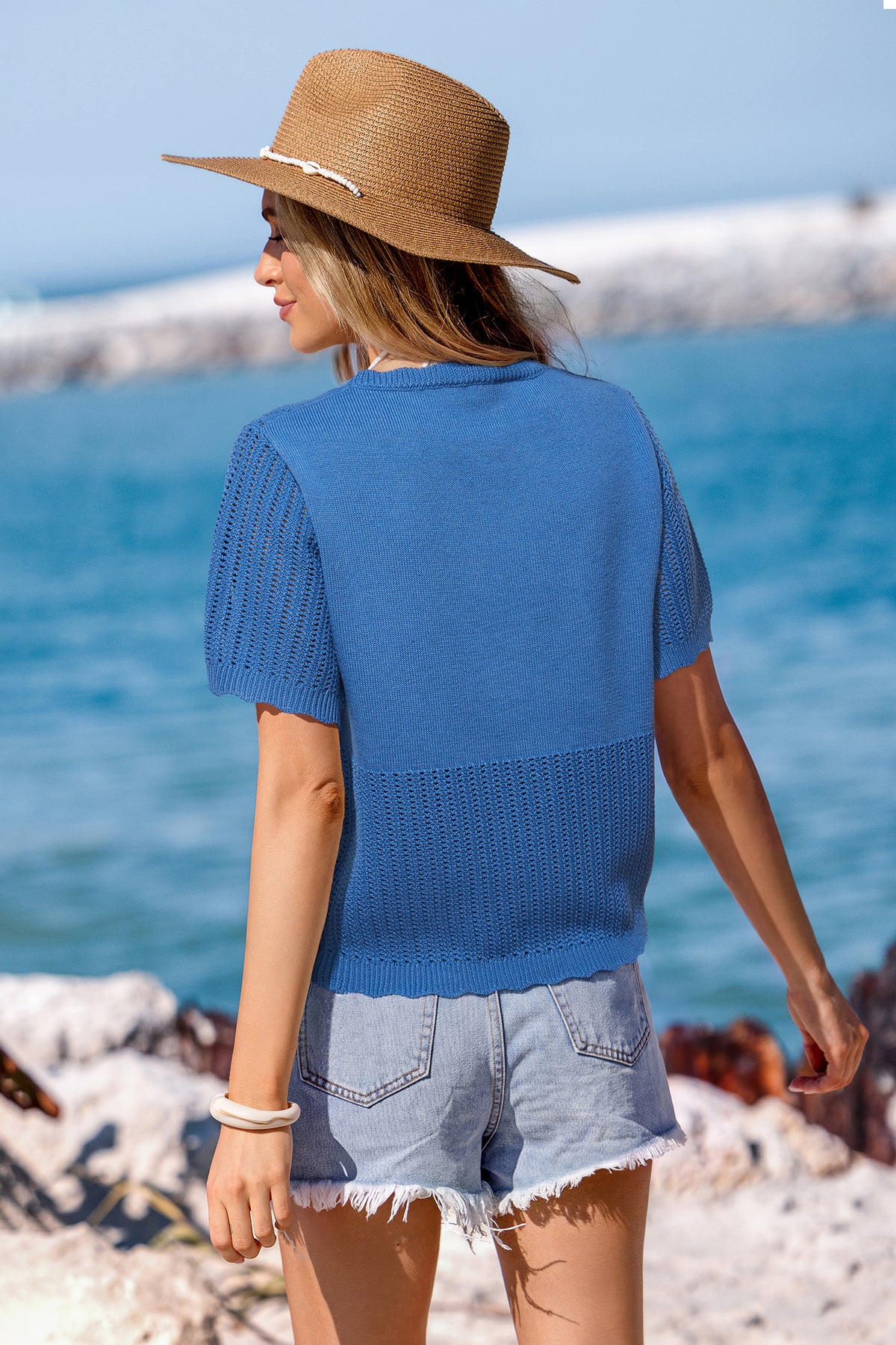 So in Love Blue Cardigan