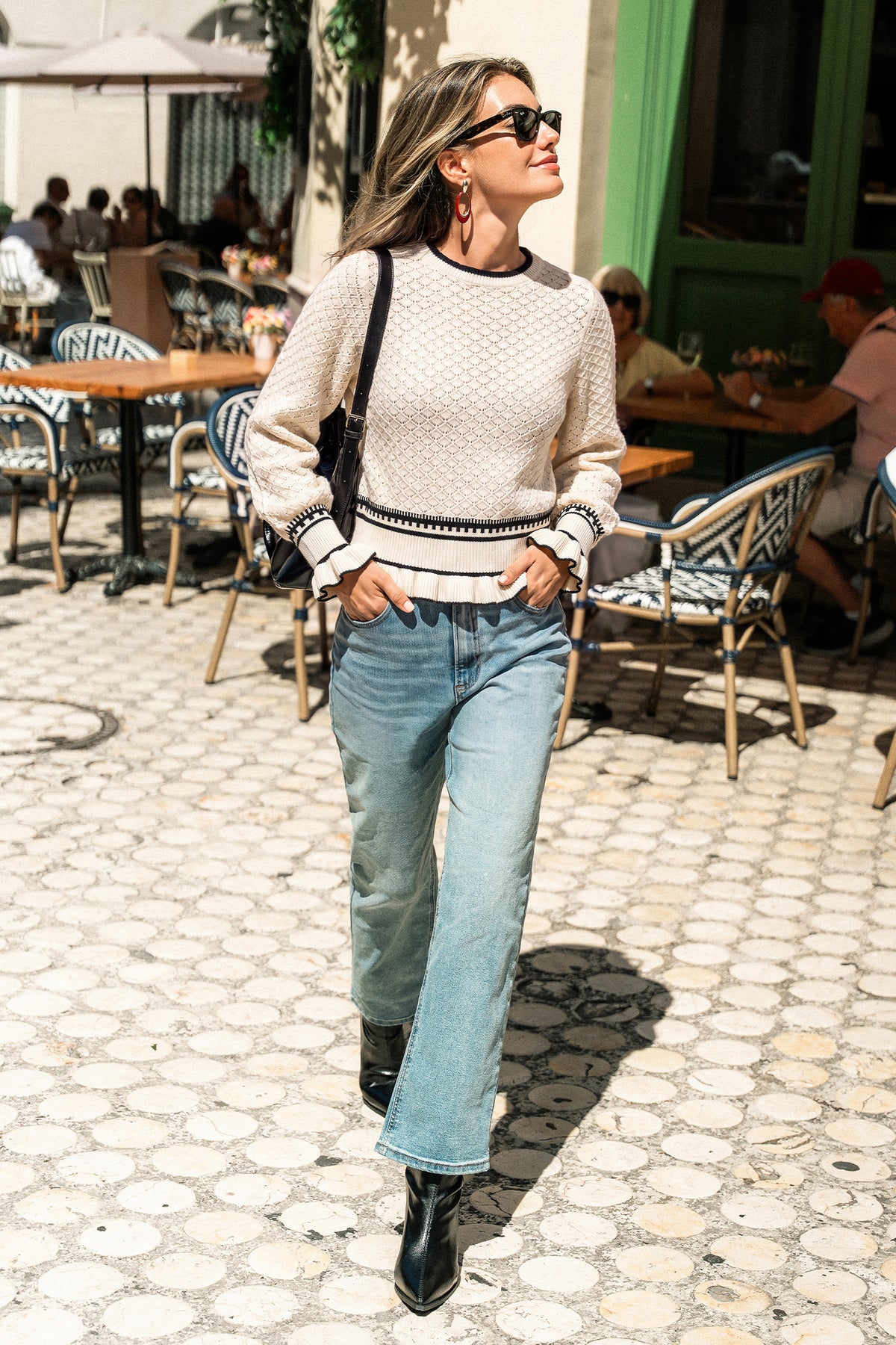 Spin Around White Sweater