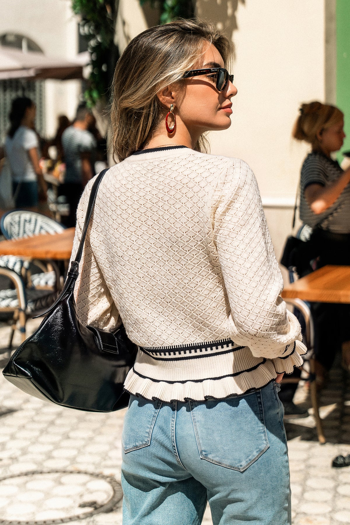 Spin Around White Sweater