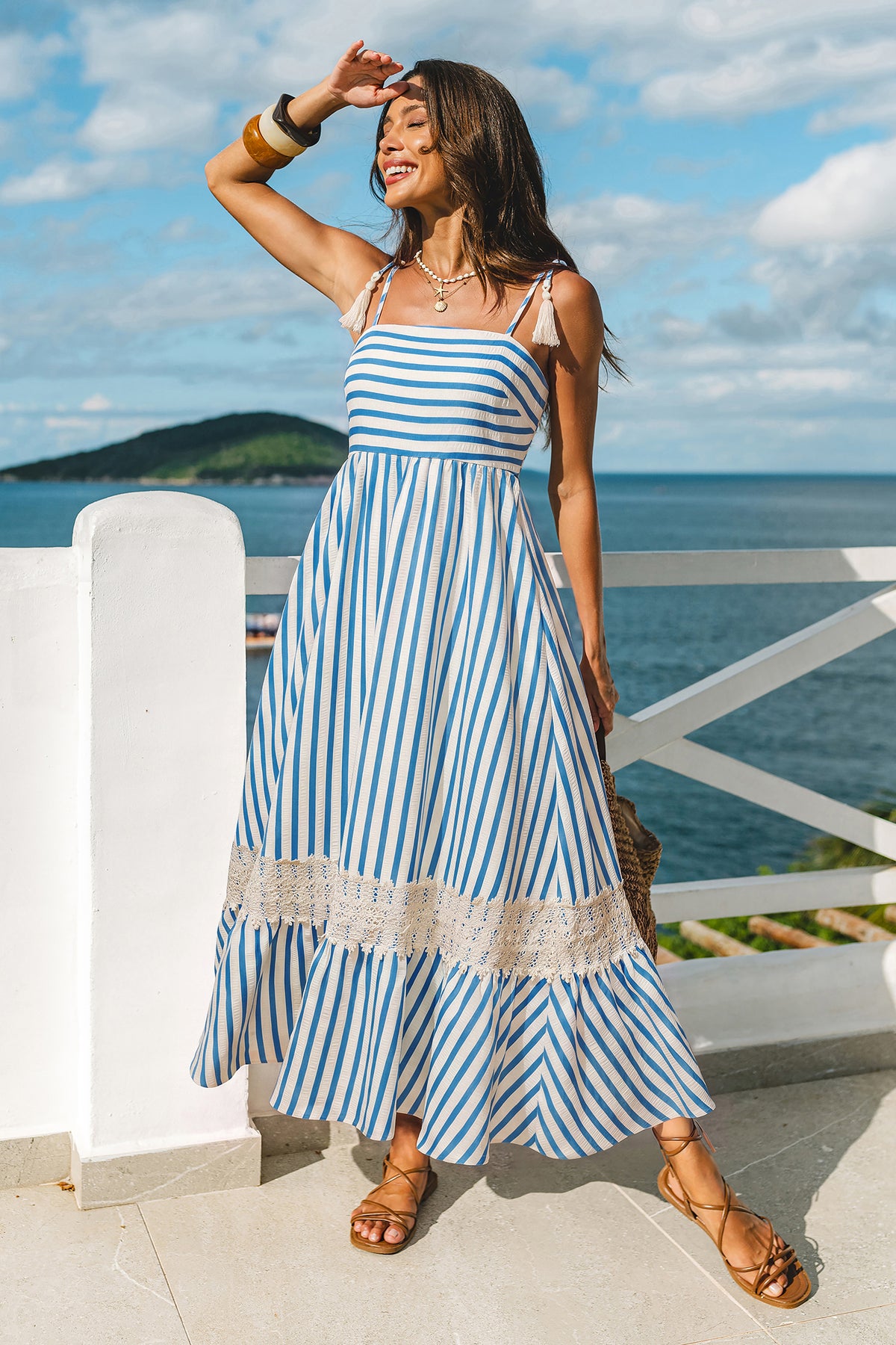 Stars Are Aligned Striped Maxi Dress
