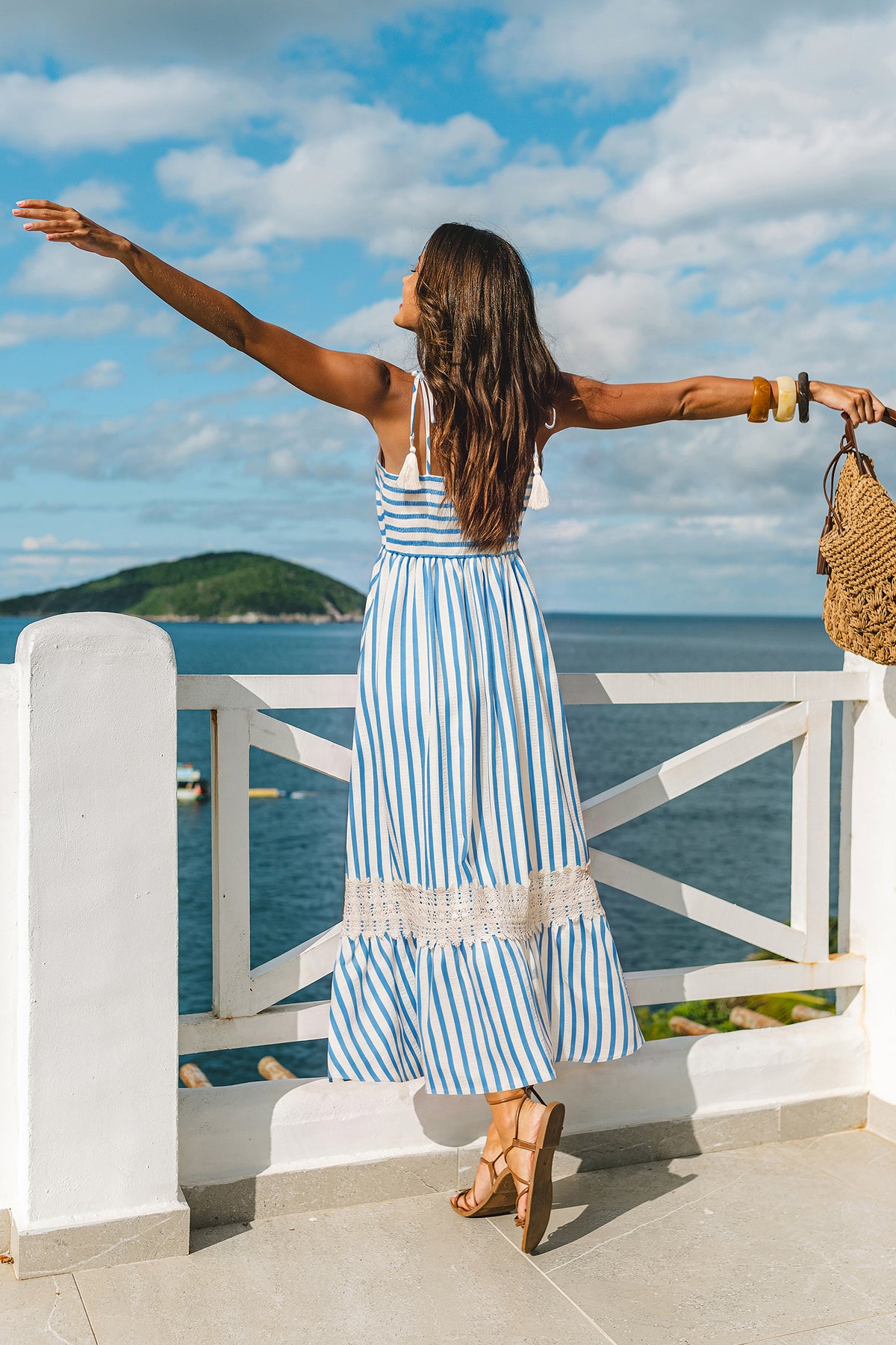 Stars Are Aligned Striped Maxi Dress