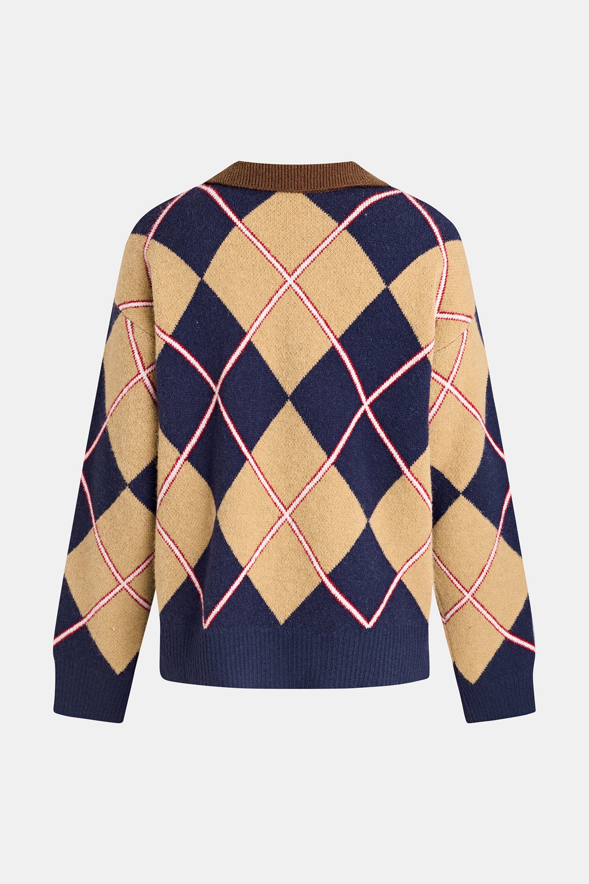 Study Hall Argyle Sweater