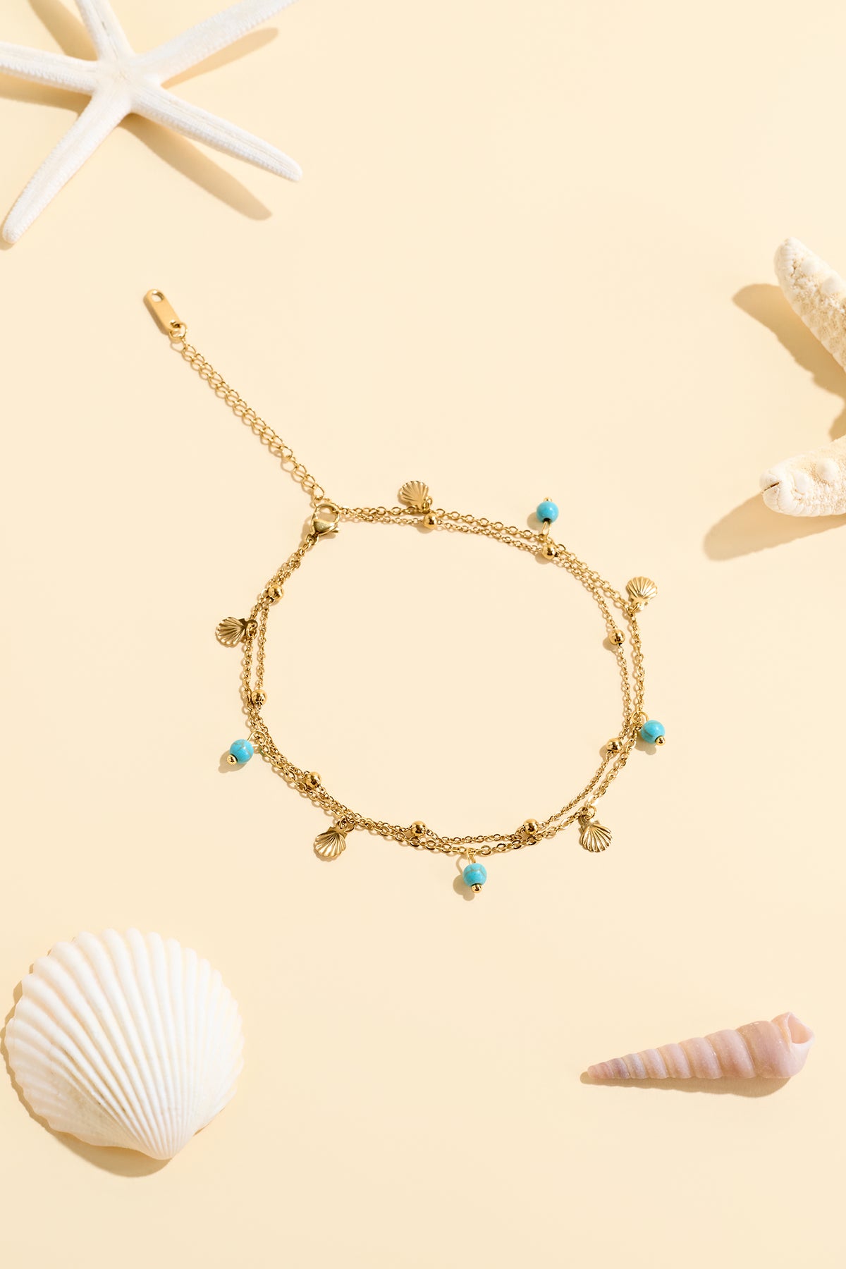 Sun Daze Gold-Tone Anklet