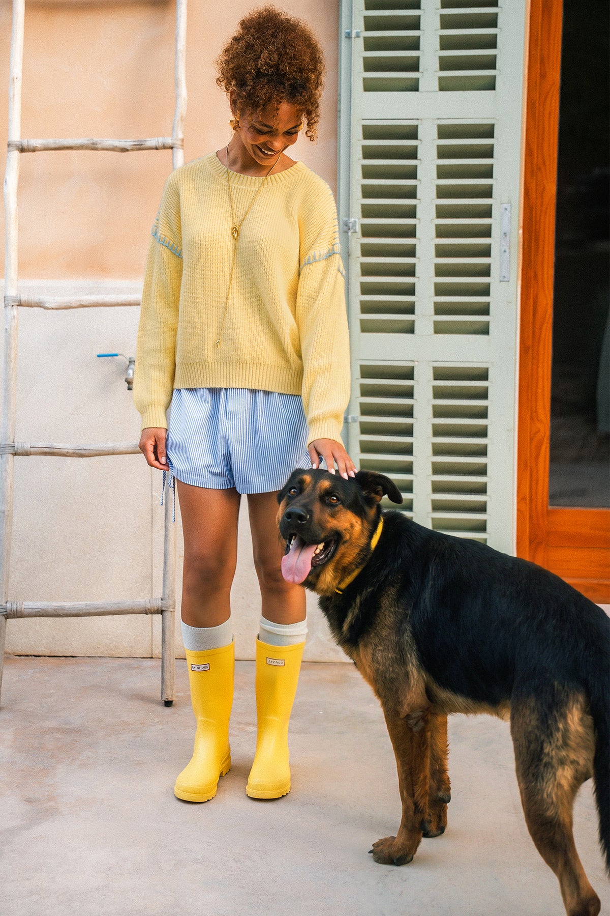 Sunflower Field Yellow Sweater