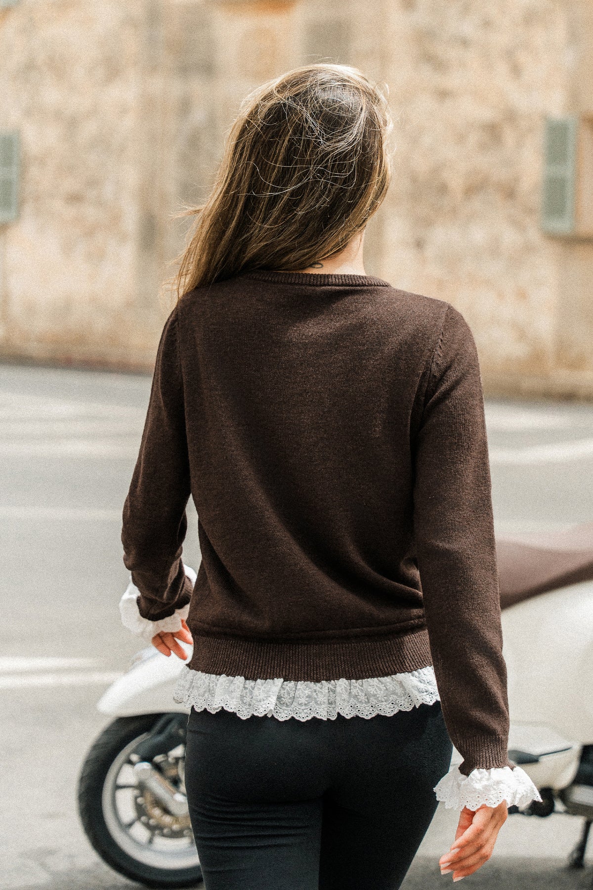 Sweet as Ever Brown Cardigan