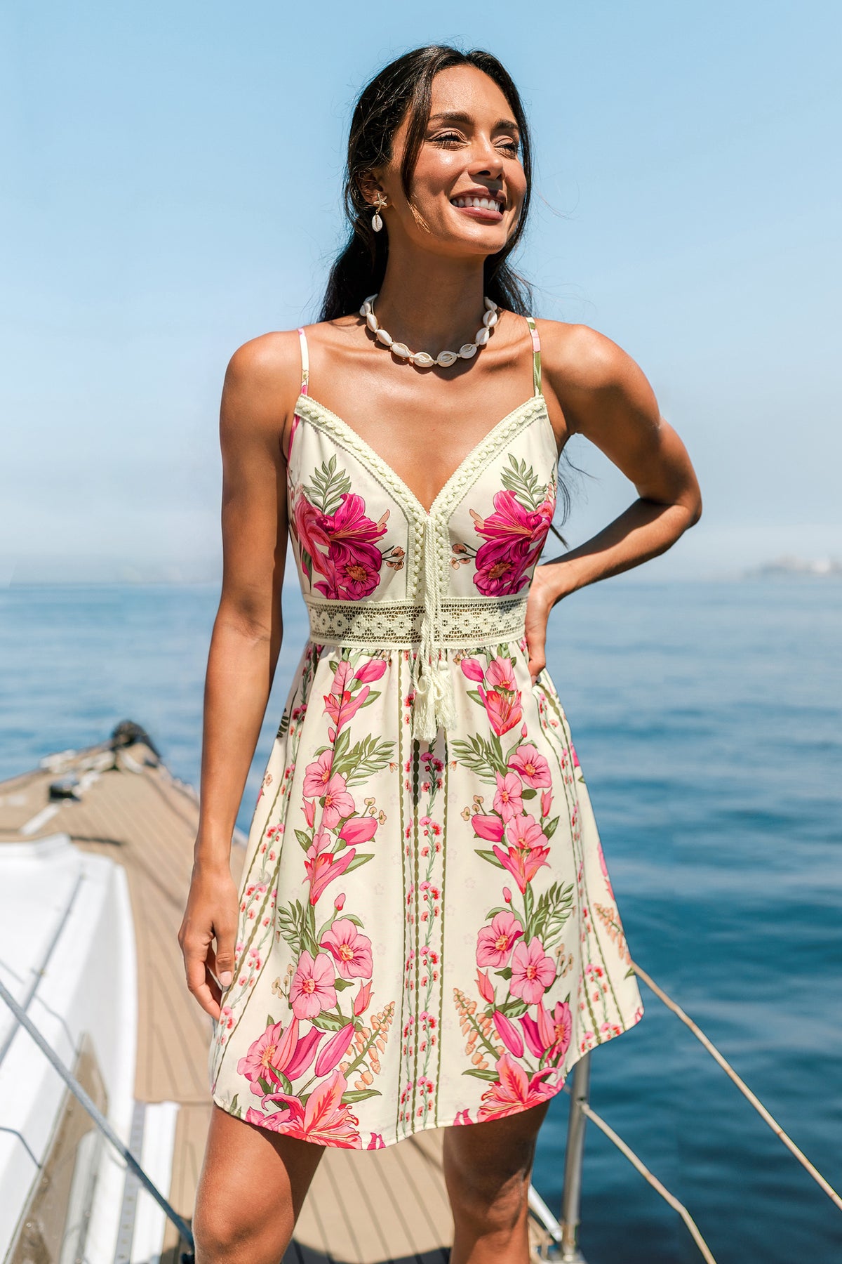 Sweet Blossom Floral Mini Dress