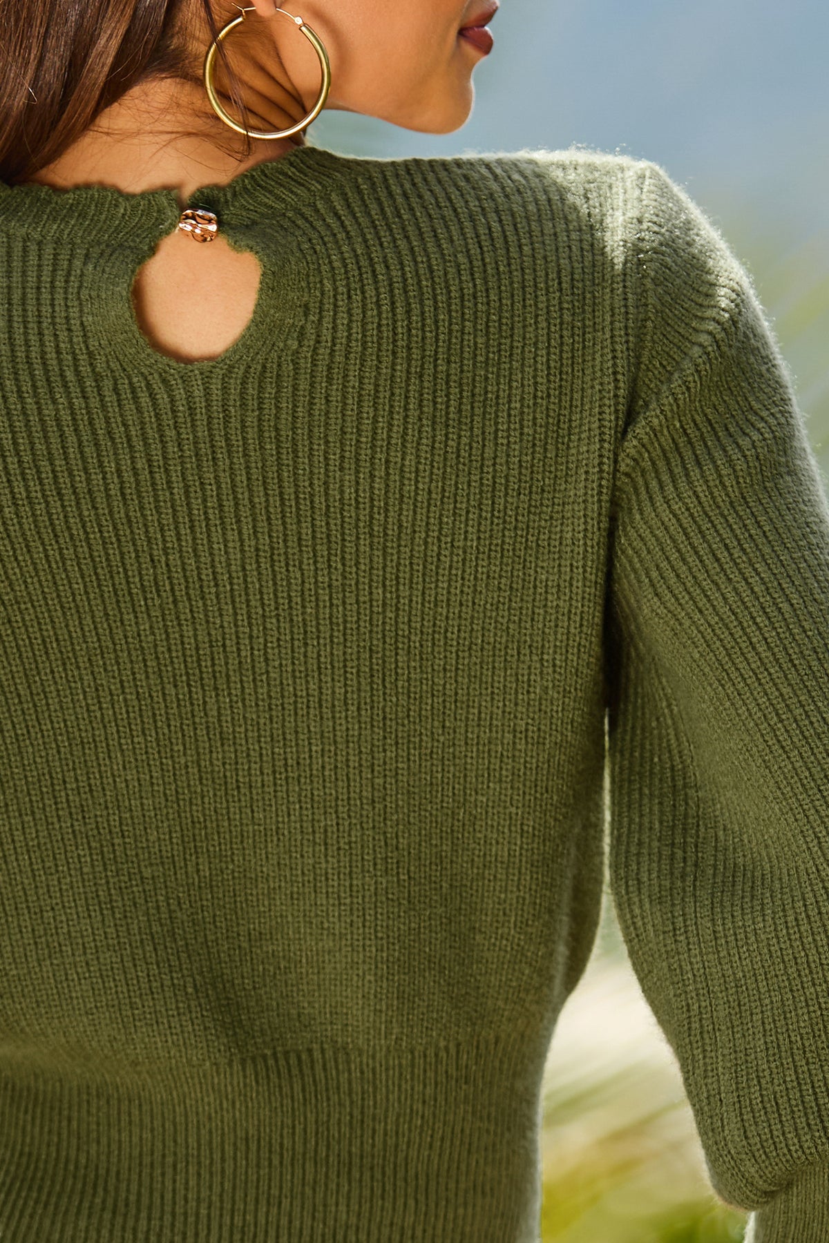 Sweet Pea Green Sweater