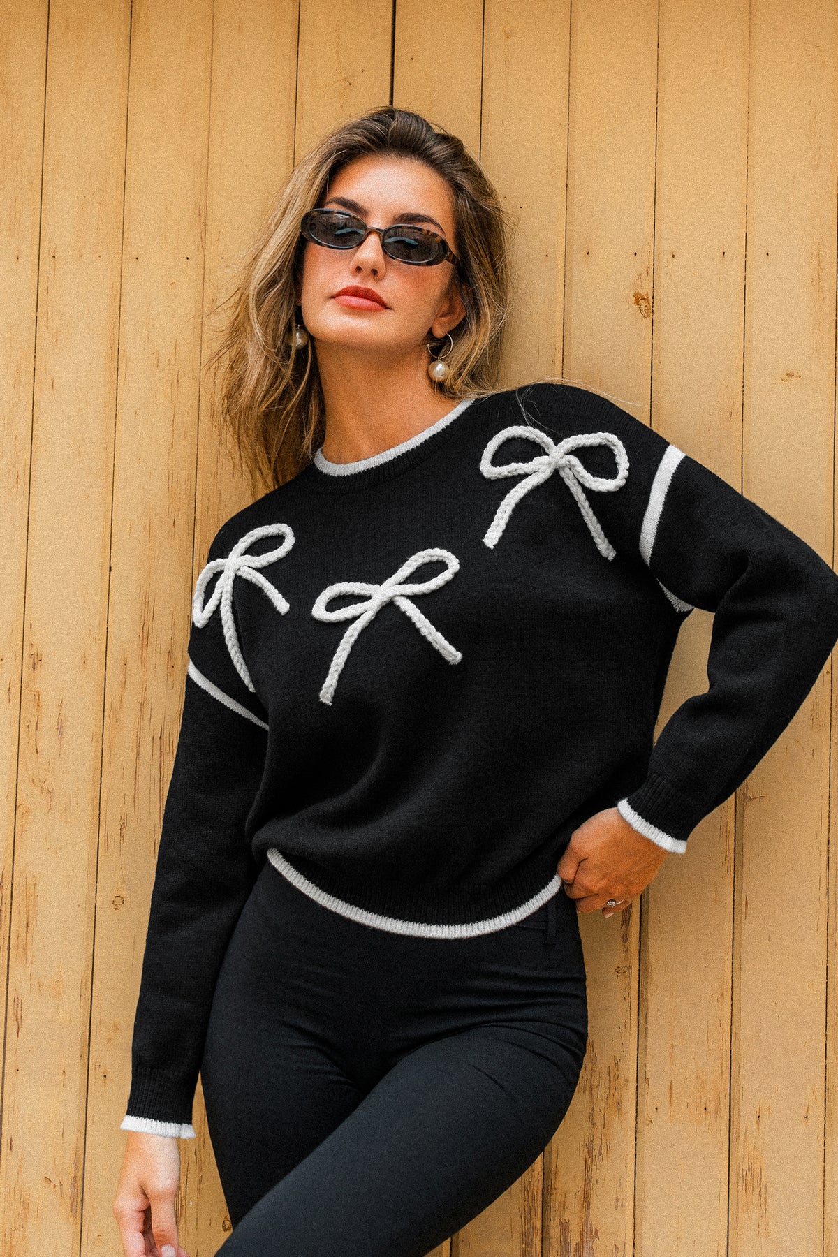 Sweet Side Bow Sweater