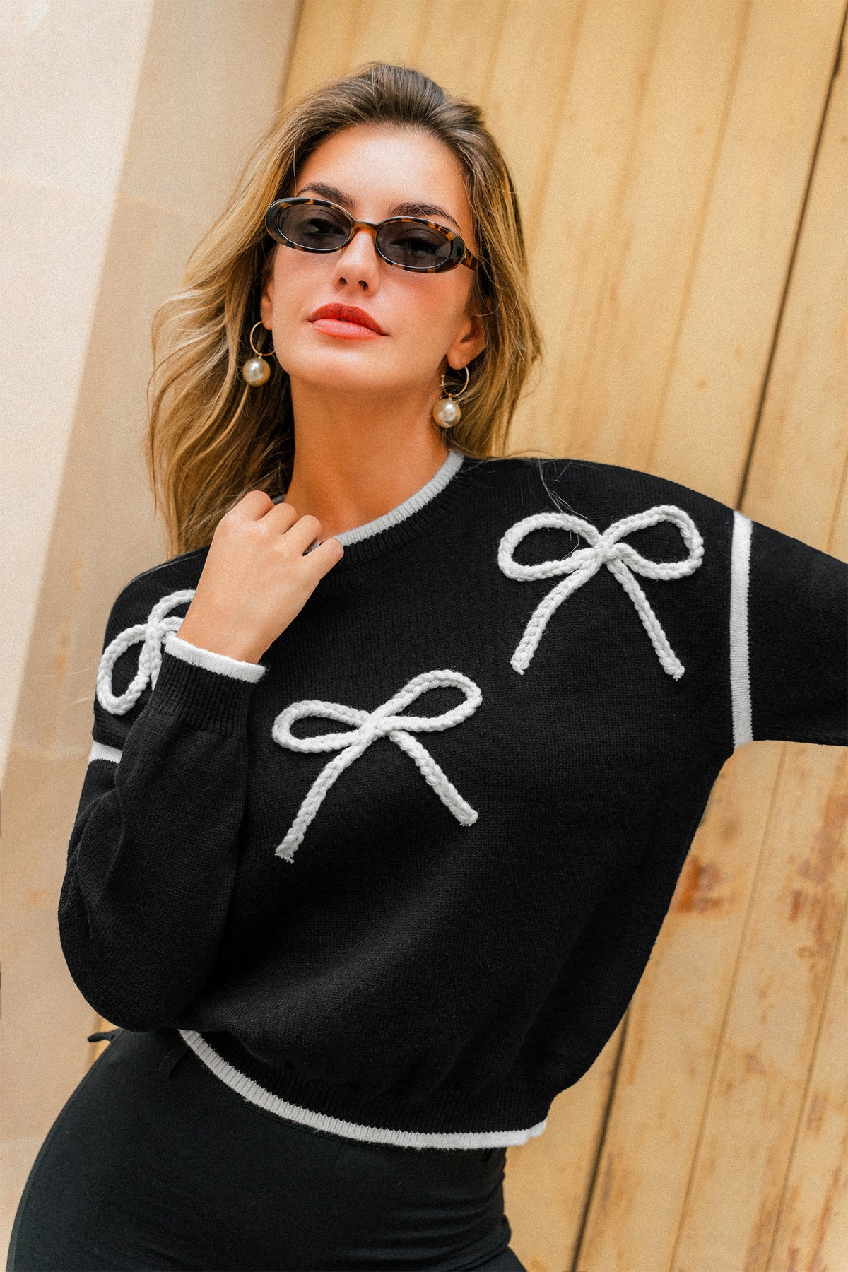Sweet Side Bow Sweater
