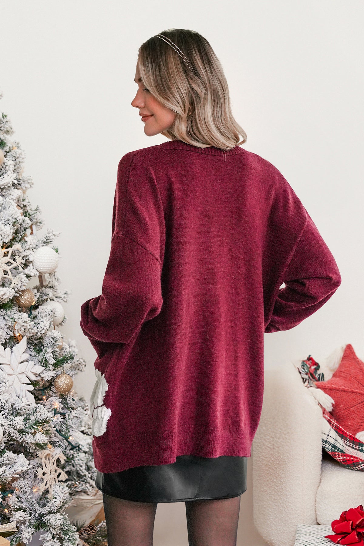 Swoon Red Cardigan
