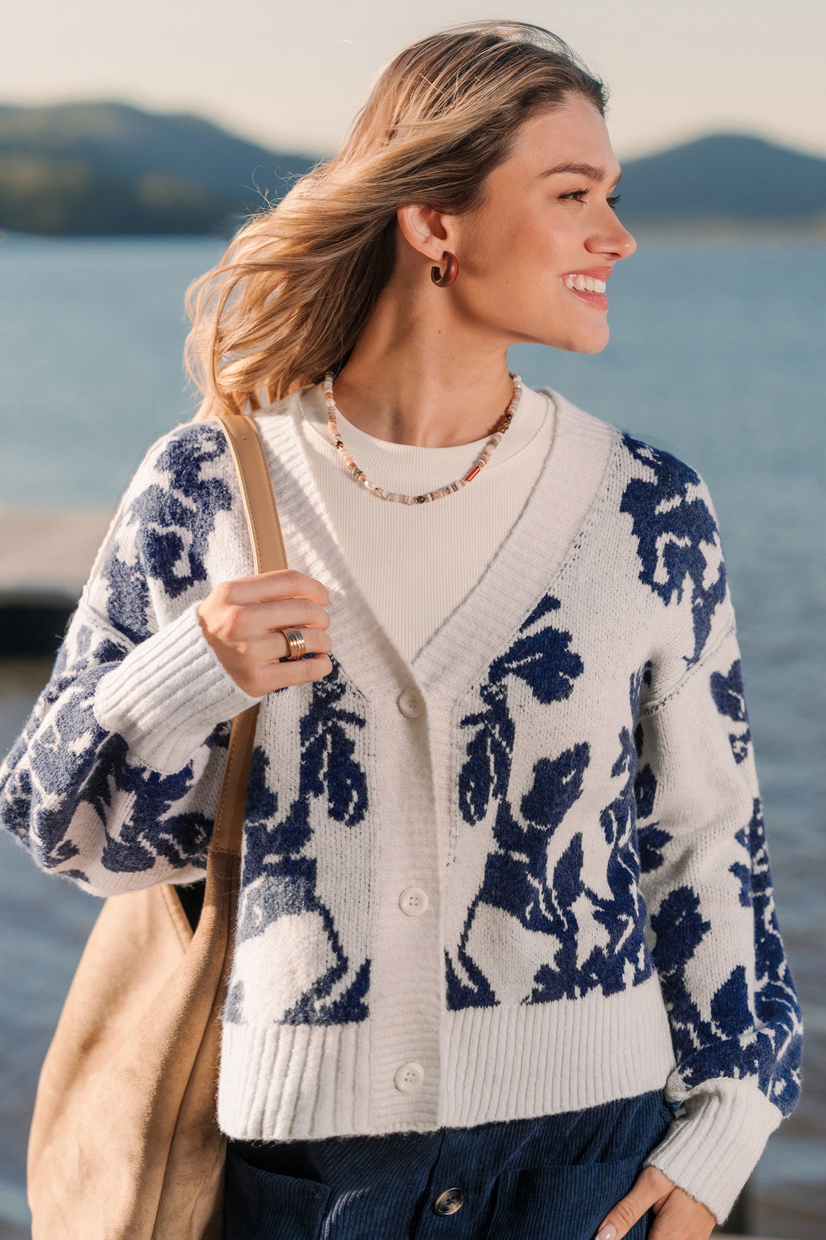 Tea & Petals Floral Cardigan