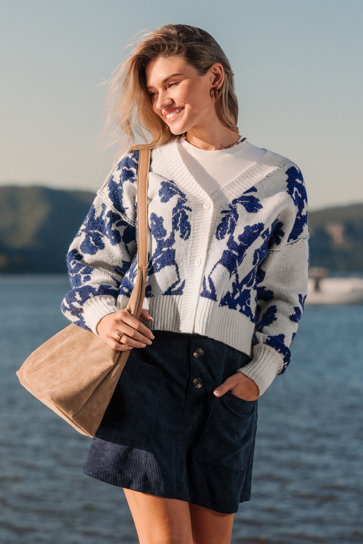 Tea & Petals Floral Cardigan